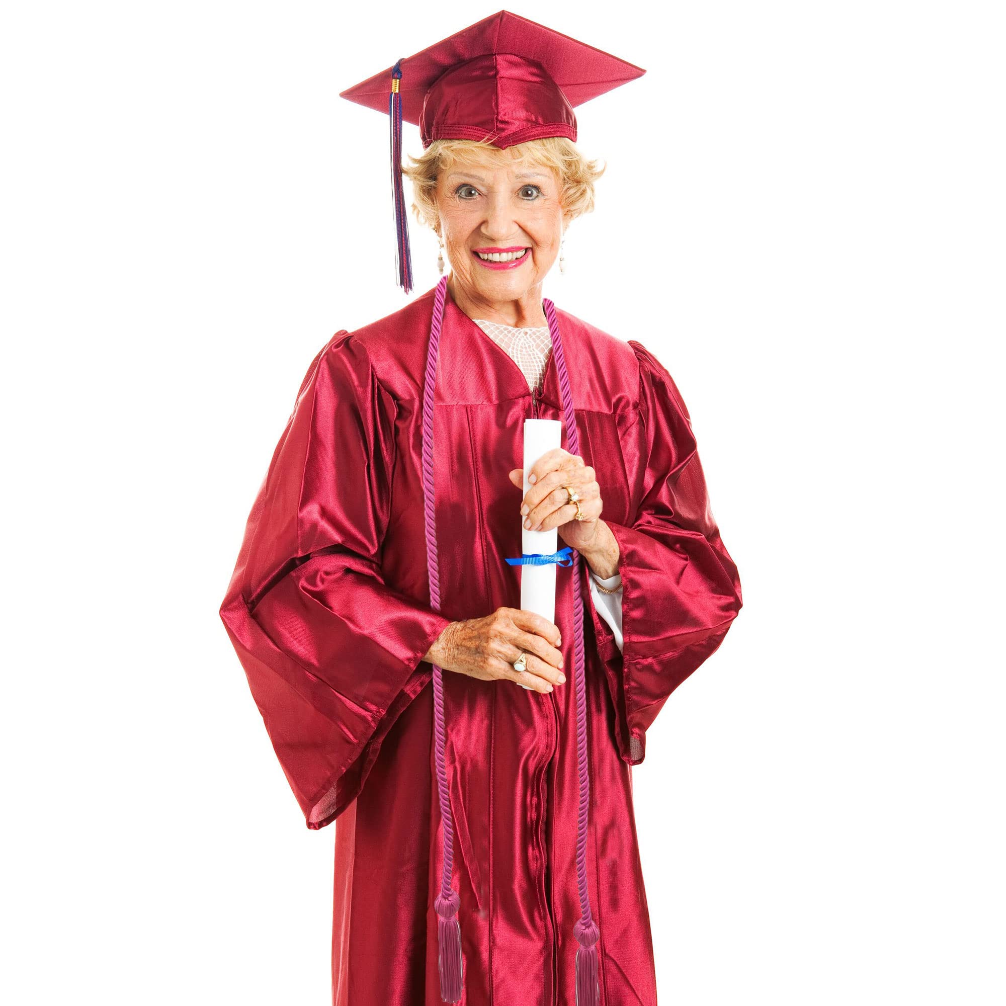 15 Pieces Graduation Honor Cord Braided Honor Cords with Tassels for Graduation Students (Black)