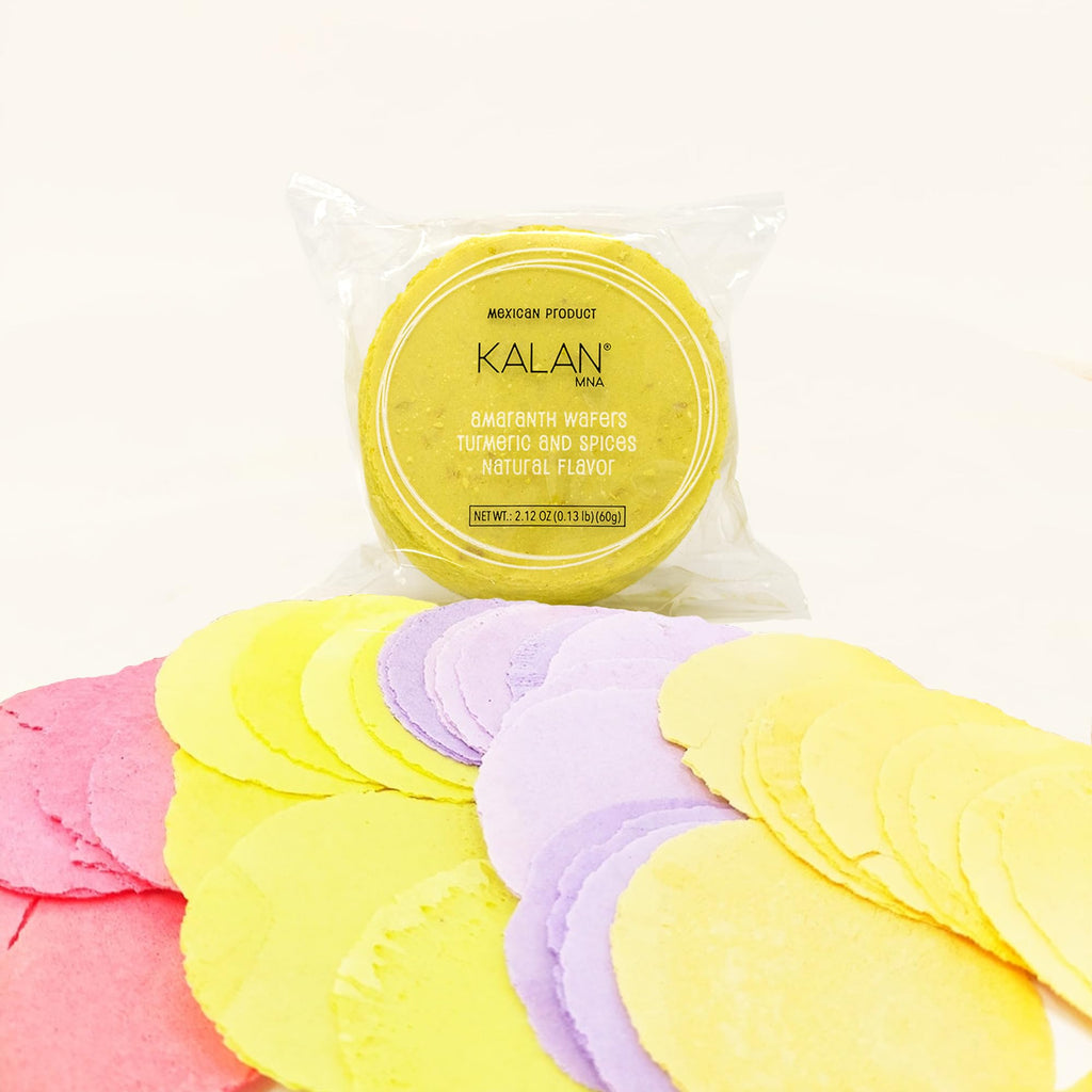 Kalan MNA Amaranth Flour Wafer Thins, Vegan and Sugar-free, Pack of 3