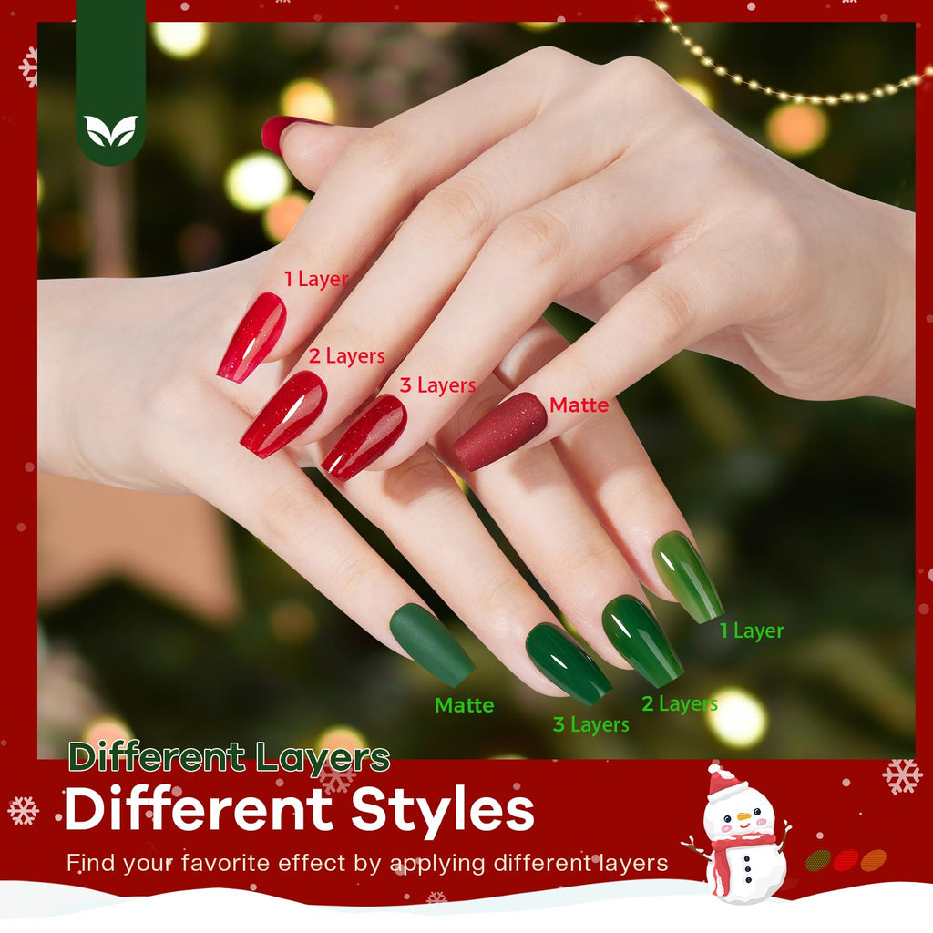 Morovan 15 Bright Color 0.27oz Air Quick Dry Long Lasting Nail Polish Gift Set for Women