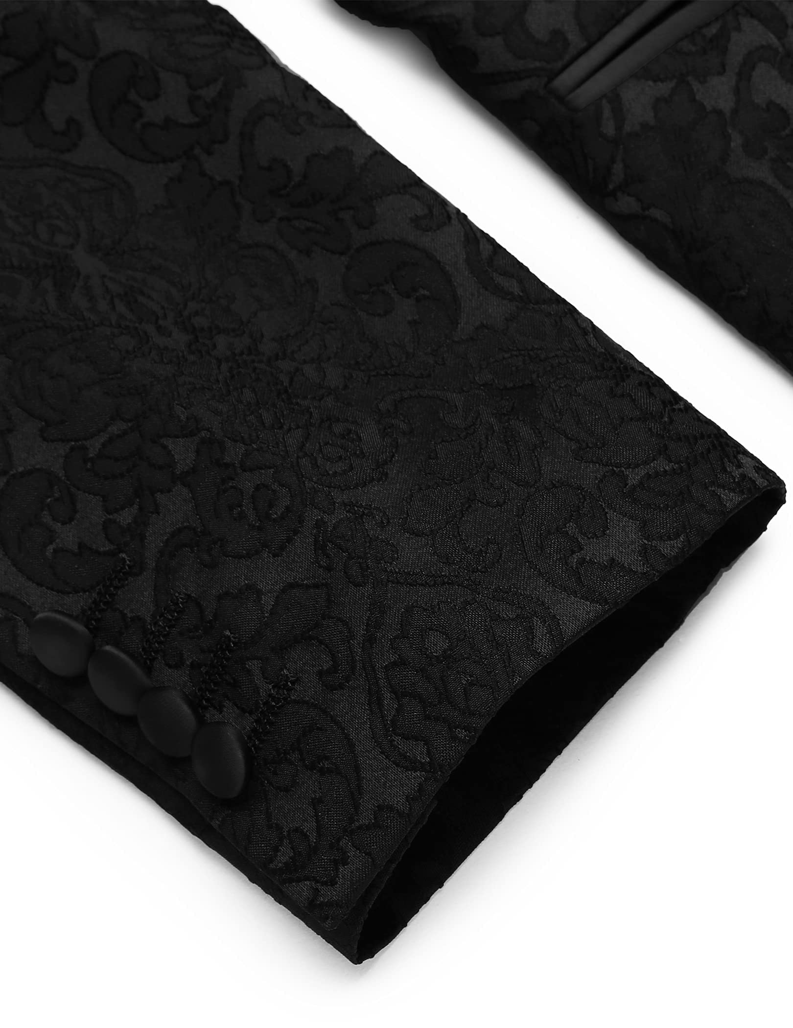 COOFANDY Men's Floral Tuxedo Suit Jacket Slim Fit Dinner Jacket Party Prom Wedding Blazer Jackets
