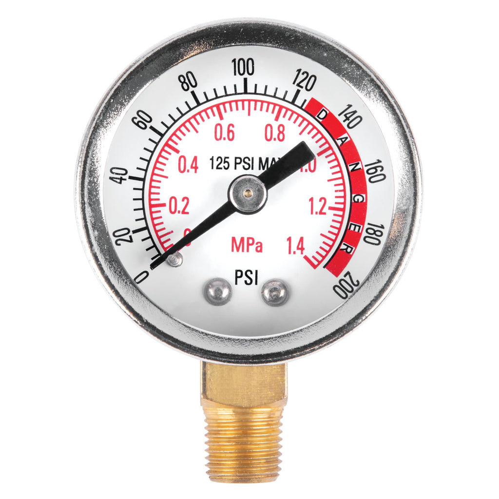 Performance Tool 60505 Air Tank Gauge - Essential for Safe and Accurate Pressure Monitoring, Do Not Exceed Maximum PSI for Optimal Performance