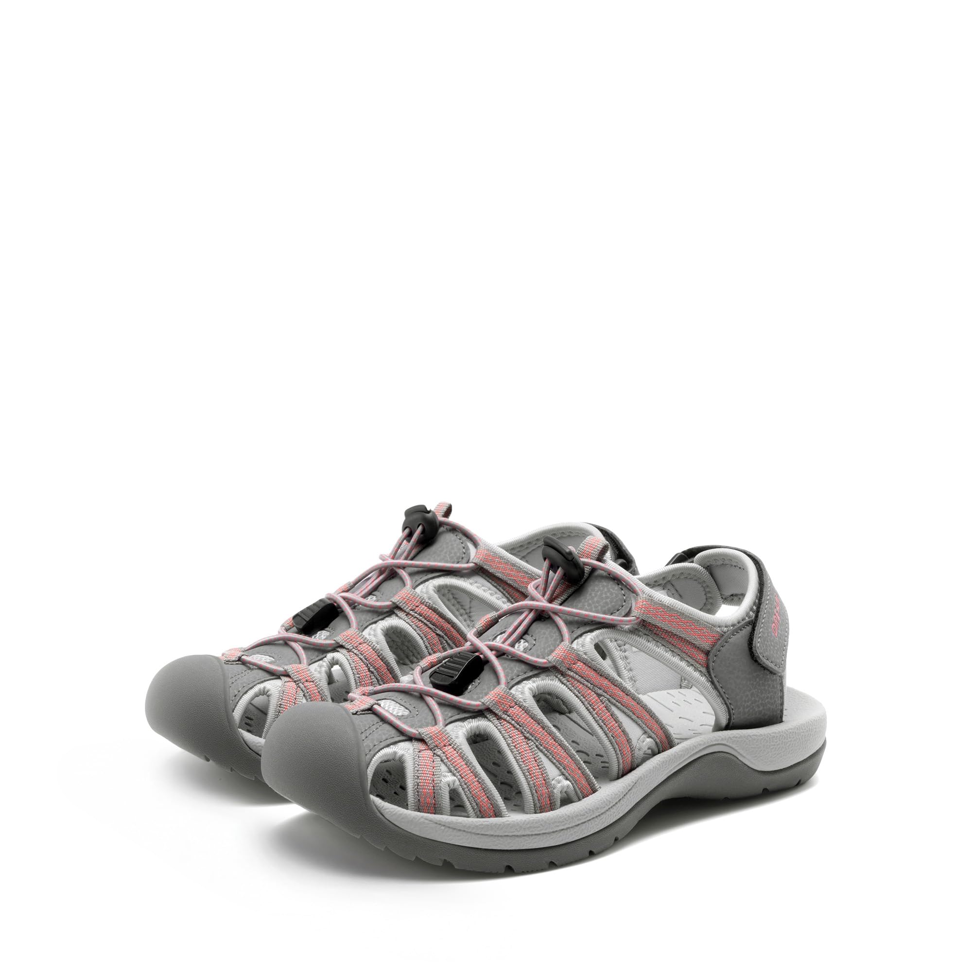 DREAM PAIRS Womens Closed Toe Hiking Summer Outdoor Sport Athletic Sandals