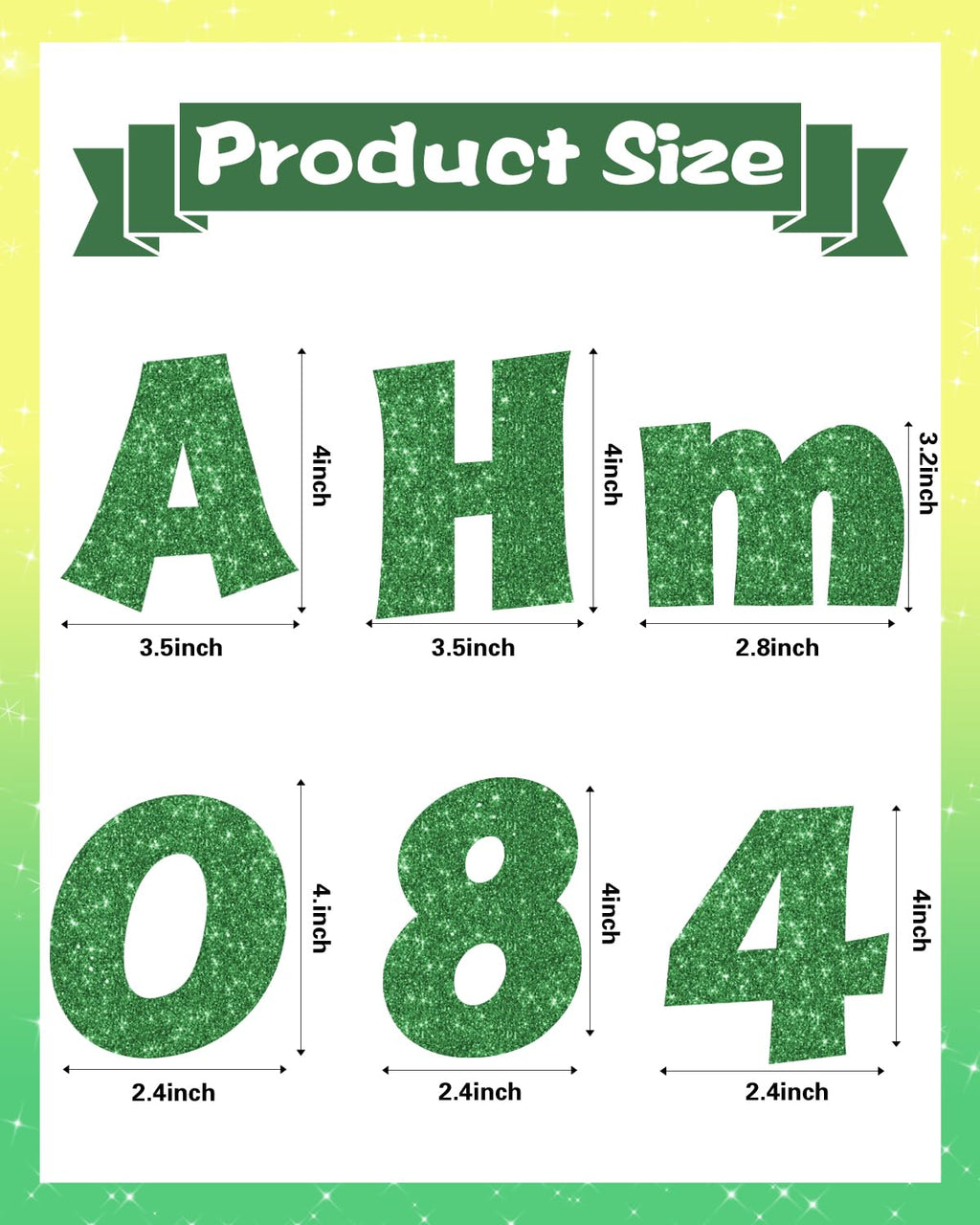 237 Pcs Glitter Bulletin Board Letters, Numbers and Punctuation, Poster Board Letters Alphabet Cut Out Cardboard Letters Accessories for Classroom Display Decorating Supplies 4inch (Black)