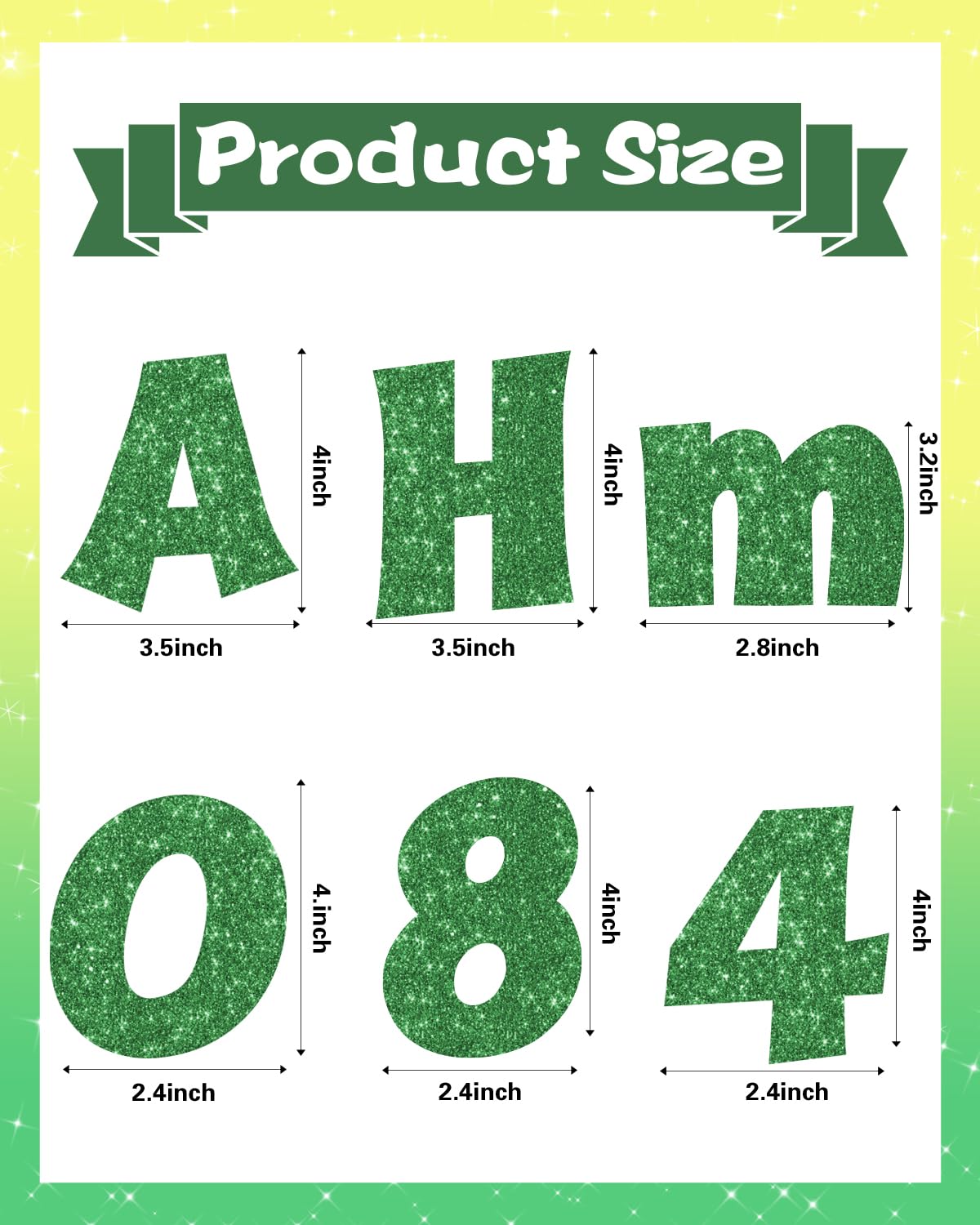 237 Pcs Glitter Bulletin Board Letters, Numbers and Punctuation, Poster Board Letters Alphabet Cut Out Cardboard Letters Accessories for Classroom Display Decorating Supplies 4inch (Black)