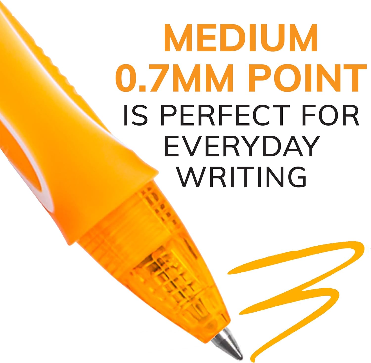 BIC Gelocity Quick Dry Assorted colors Gel Pens, Medium Point 0.7 mm, Smear Free, Retractable Gel Pens With Comfortable Full Grip, 8 Pack