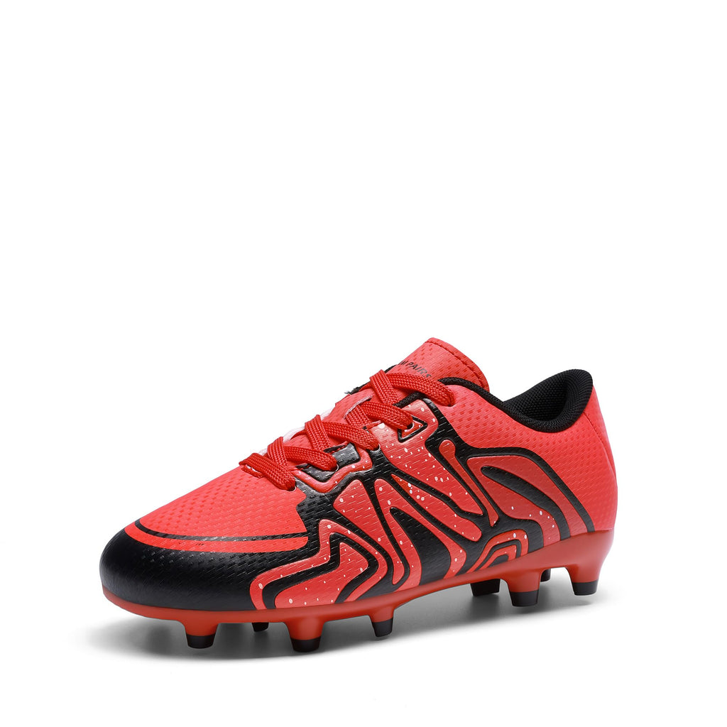 DREAM PAIRS Boys Girls Soccer Cleats Youth Firm Groud Baseball Cleats Sport Athletic Outdoor Trainning Football Shoes for Little/Big Kid