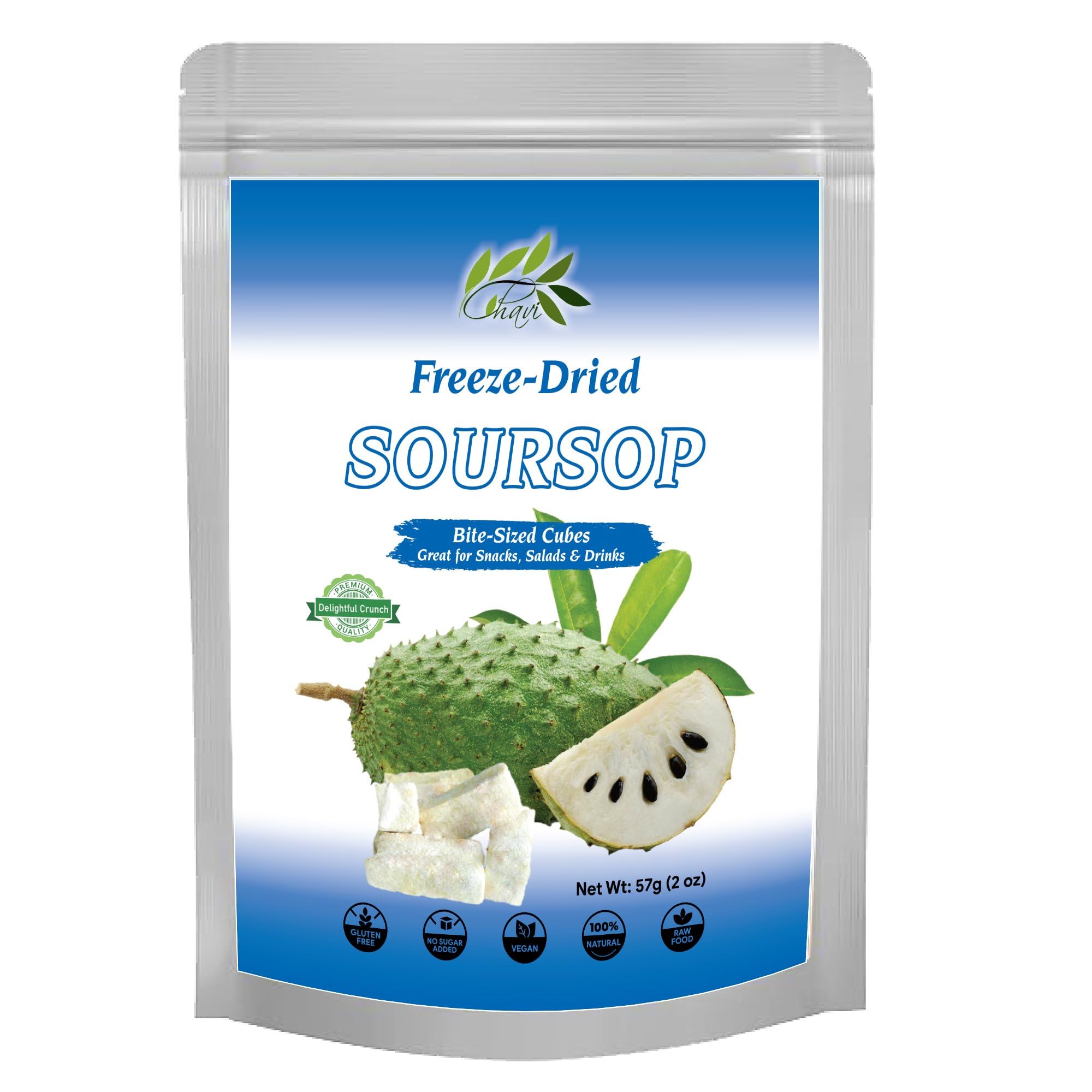 CHAVI Freeze Dried Fruits - Mixed | 6 in 1 | No Added Sugars or Preservatives - Non-GMO, Vegan, Gluten-Free | Gift Box | 230 g | 8.1 oz | 6 Cans
