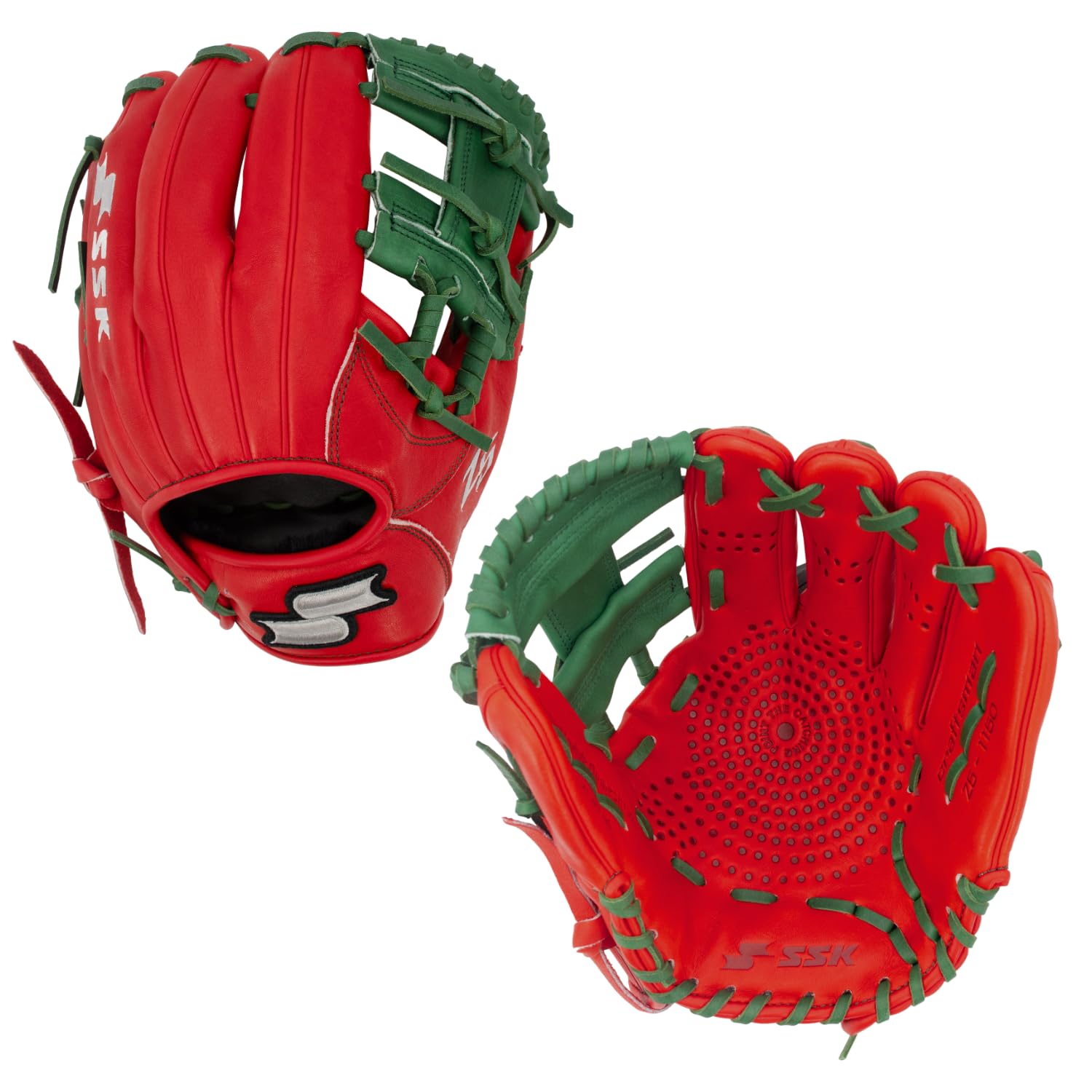 SSK Z5 Craftsman Infield Baseball Glove – 11.25” - 11.5” - 11.75” - 12” – Right & Left Hand Throw