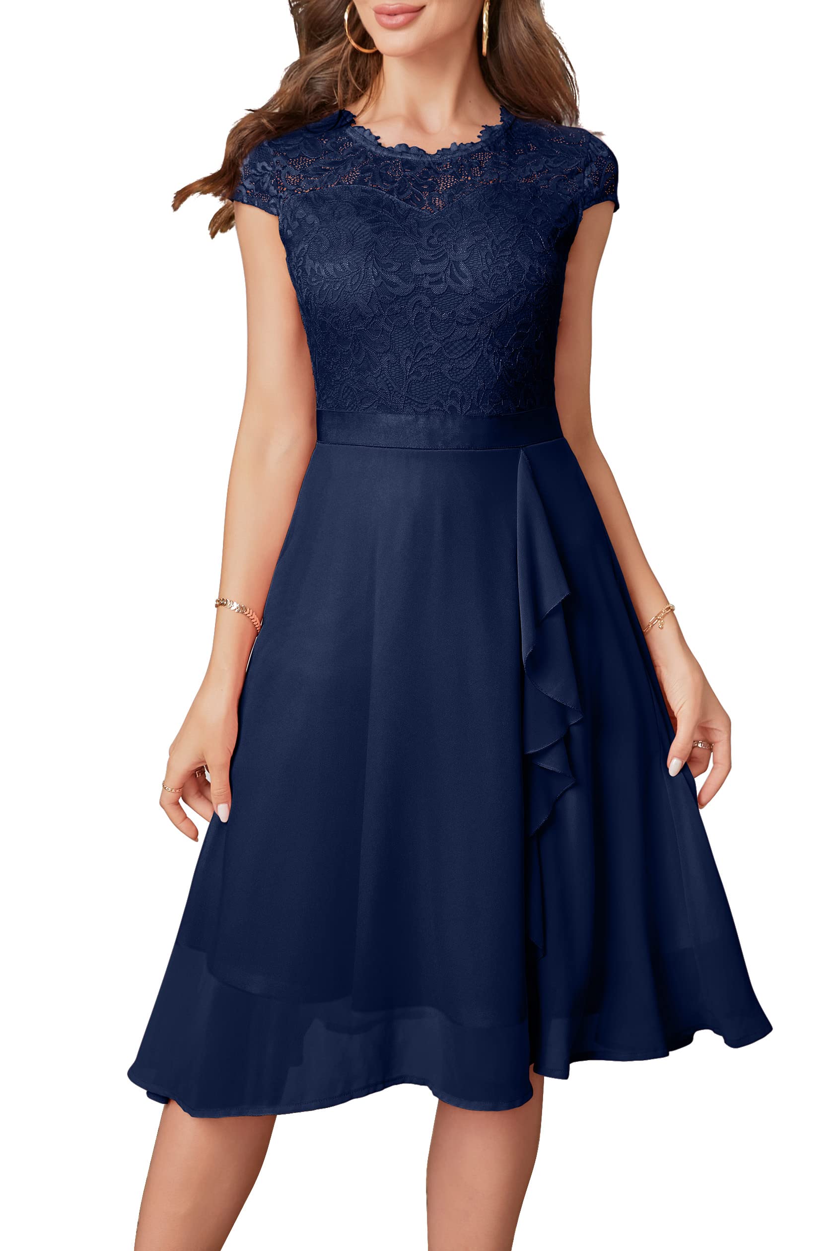 Women's Cocktail Dresses for Women Evening Party, Tea Party Dress for Women 2025 Wedding Guest Dress Prom Semi Formal Dress