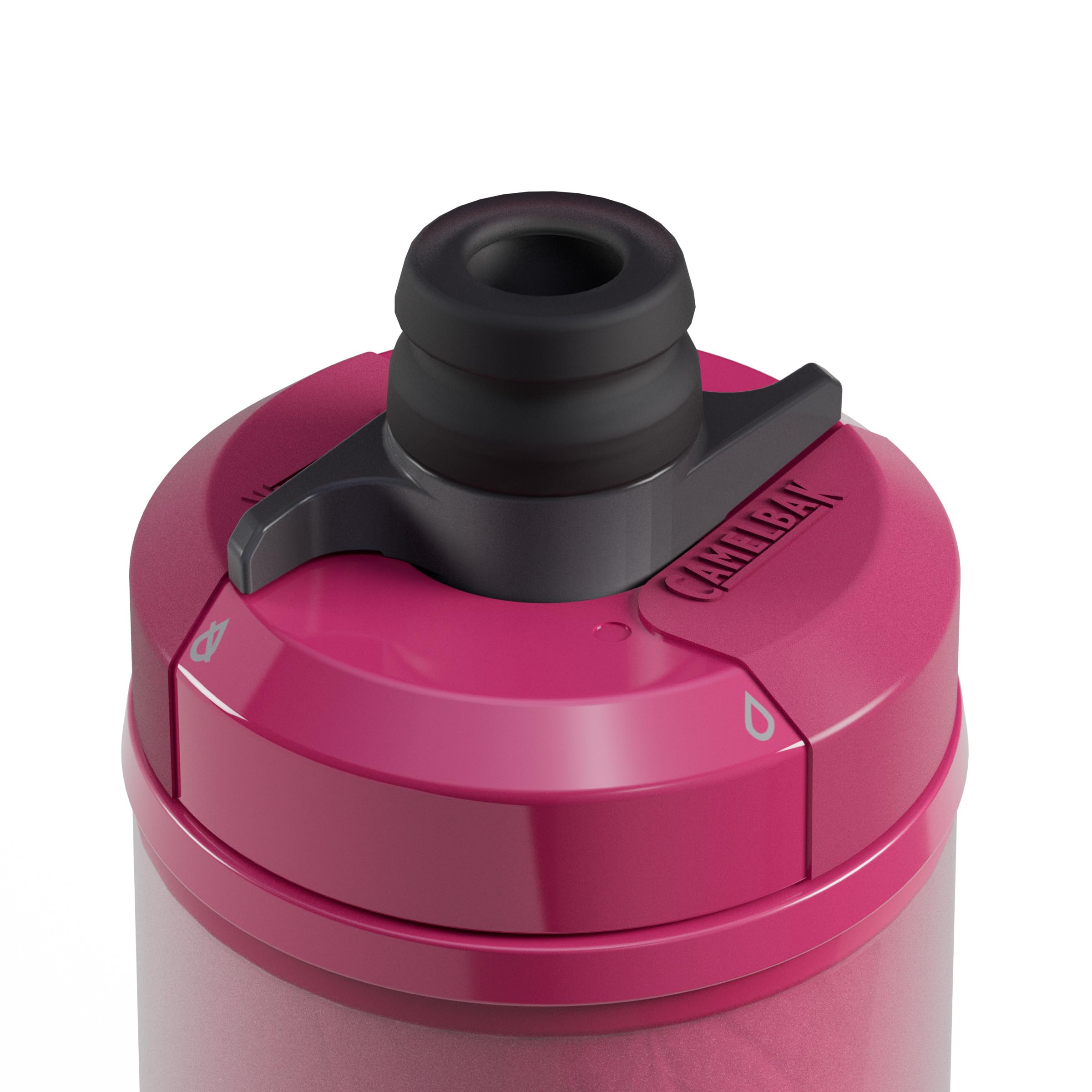 CamelBak Podium Chill Insulated Bike Squeeze Water Bottle, Cold Retention for Cycling, 24oz, Reflective Ghost