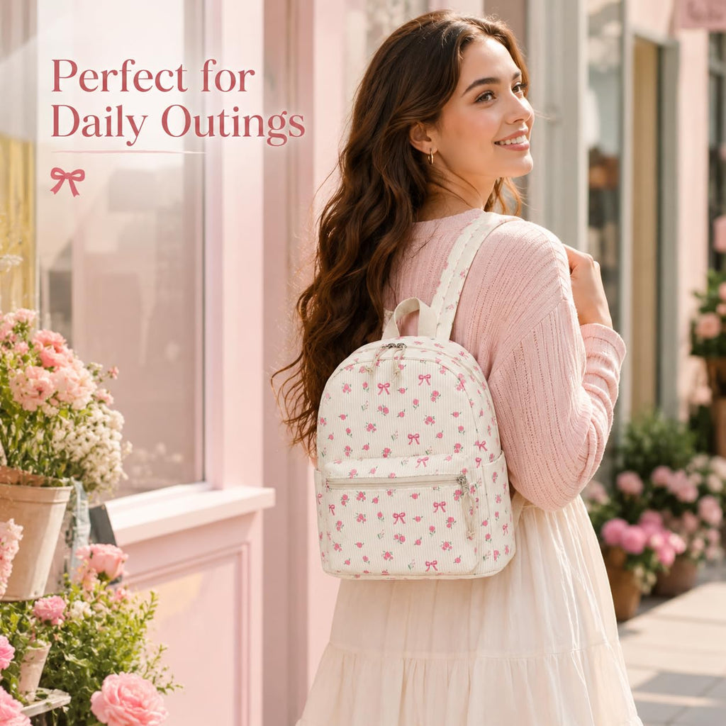 BTOOP Mini Backpack Women Girls Water-resistant Small Backpack Purse Shoulder Bag for Womens Adult Kids School Travel