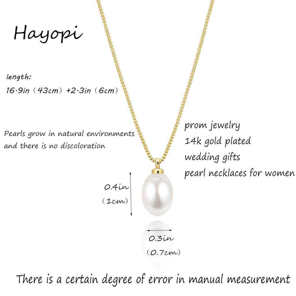 Pearl Necklace for Women Trendy,14k Gold Plated Necklace Dainty Wedding Necklace Small Cute Choker Necklace Gold Prom Drop Necklace Vintage Waterproof Jewelry for Women Prom Jewelry Fashion Gifts