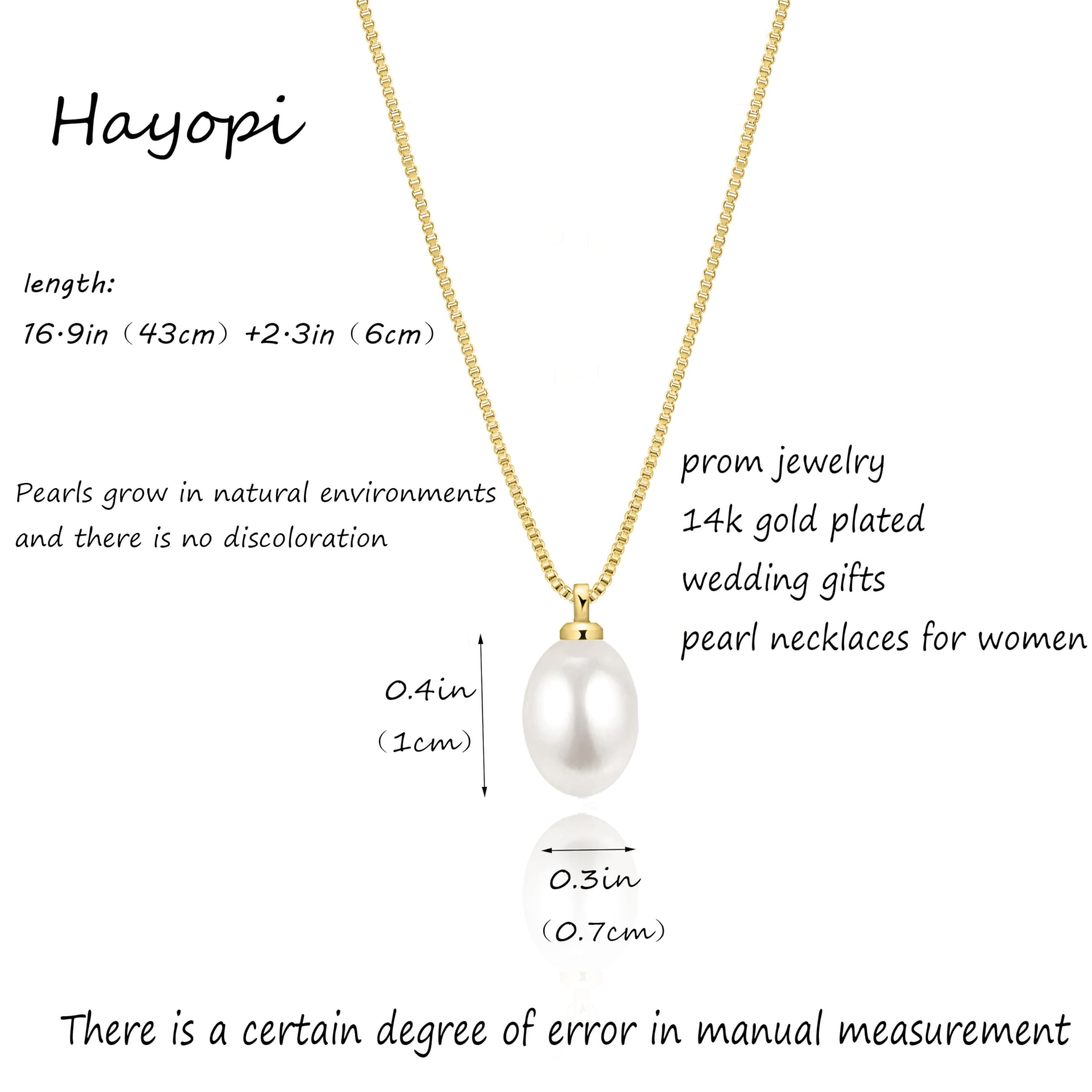 Pearl Necklace for Women Trendy,14k Gold Plated Necklace Dainty Wedding Necklace Small Cute Choker Necklace Gold Prom Drop Necklace Vintage Waterproof Jewelry for Women Prom Jewelry Fashion Gifts