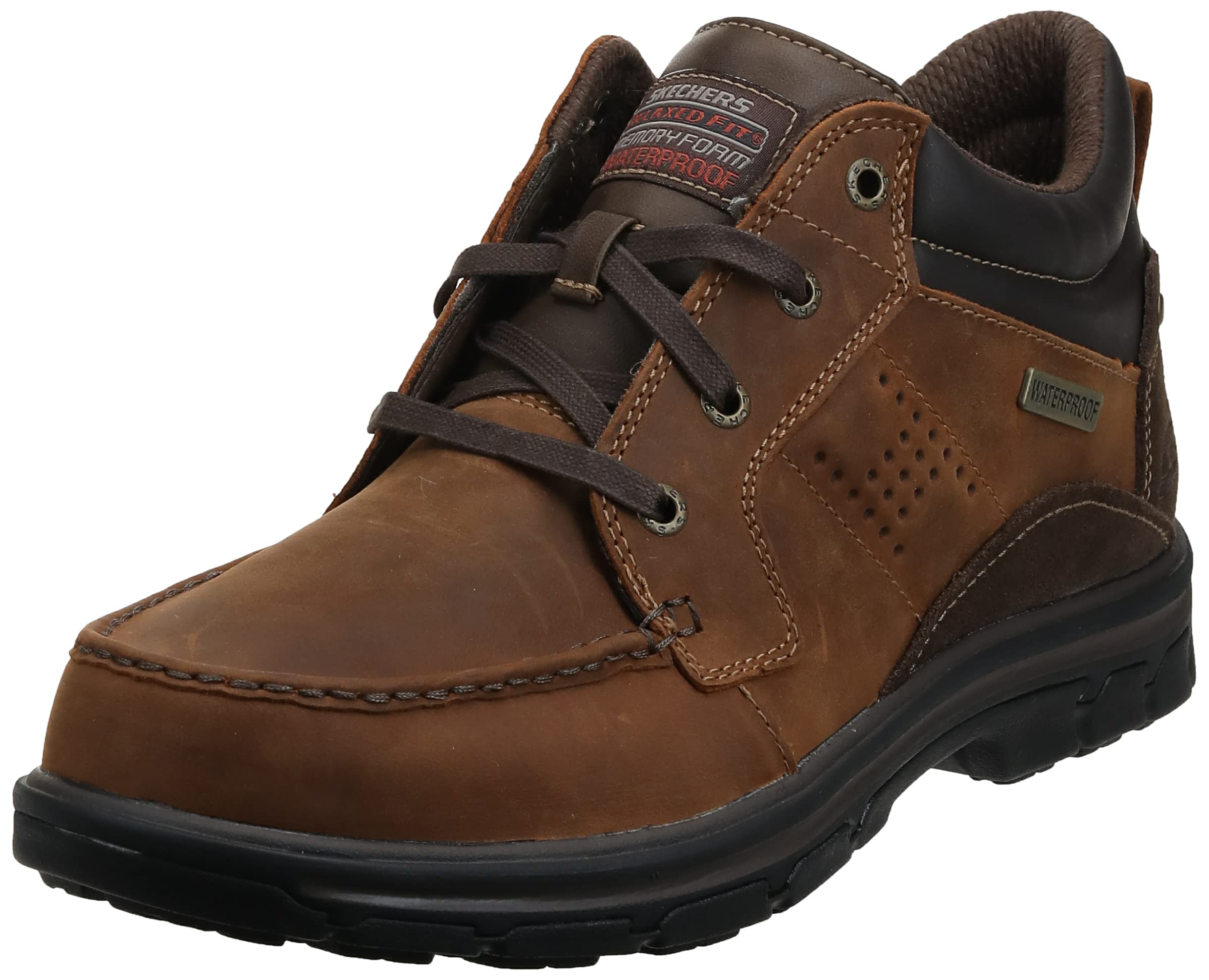 Skechers Men's Segment Melego Leather Chukka Waterproof Boot