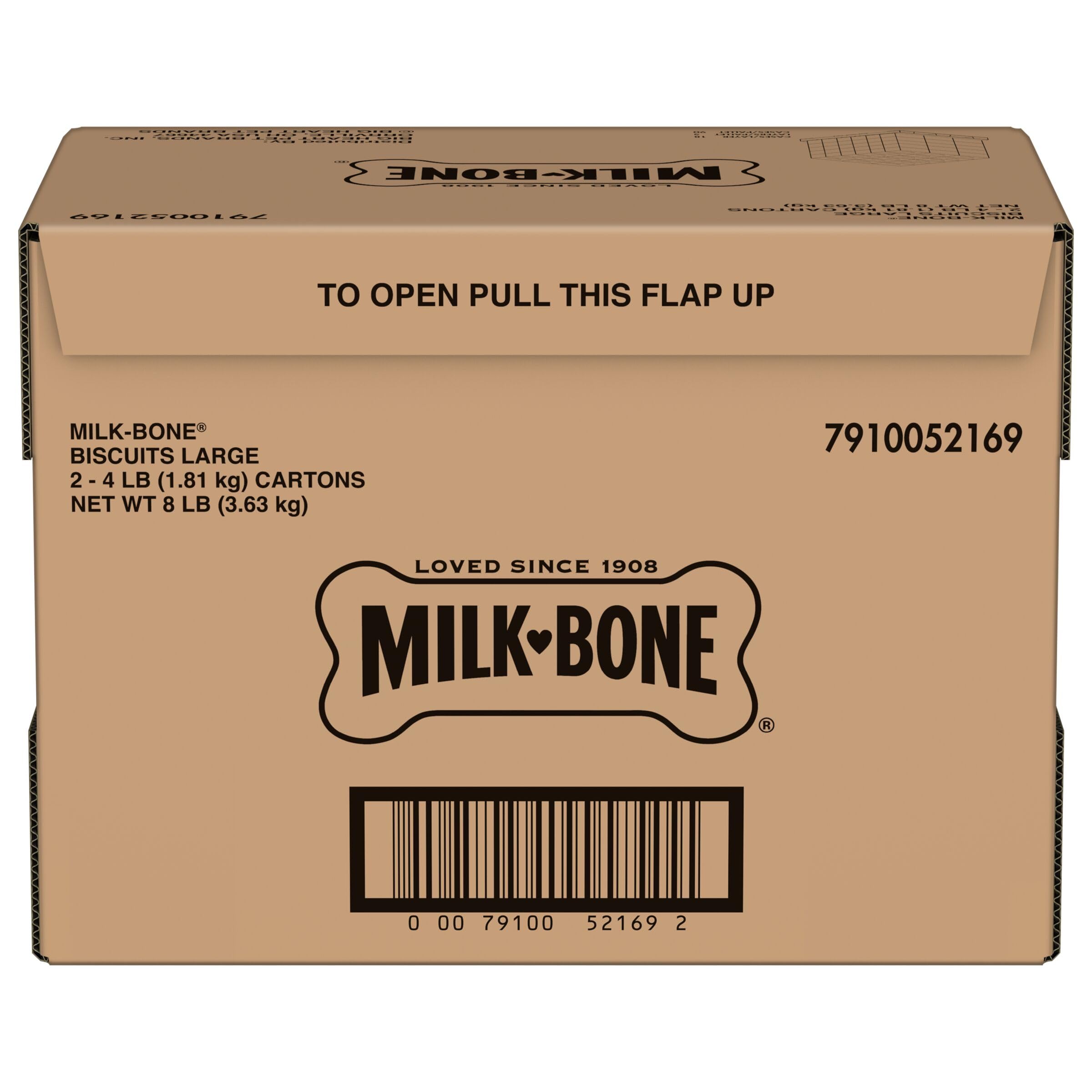 Milk-Bone Crunchy Small Dog Treats, 24 Oz. Boxes, Original Beef Flavor (Pack of 12)