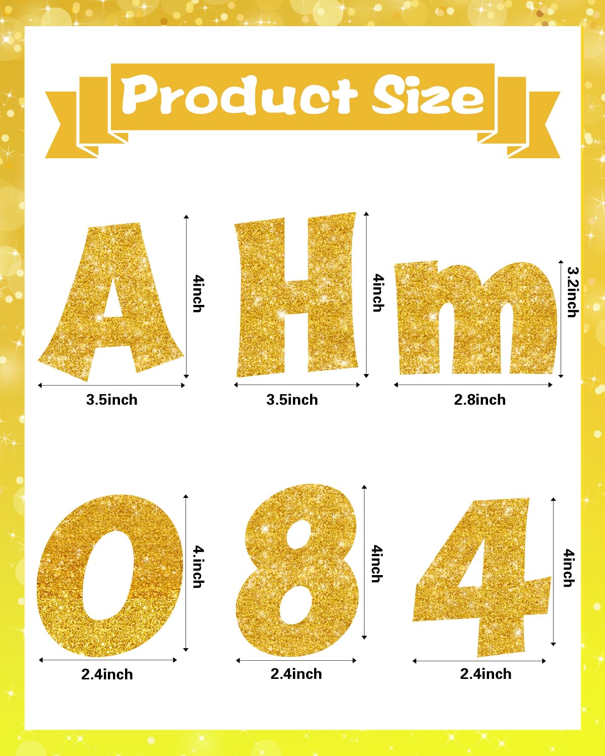 237 Pcs Glitter Bulletin Board Letters, Numbers and Punctuation, Poster Board Letters Alphabet Cut Out Cardboard Letters Accessories for Classroom Display Decorating Supplies 4inch (Black)
