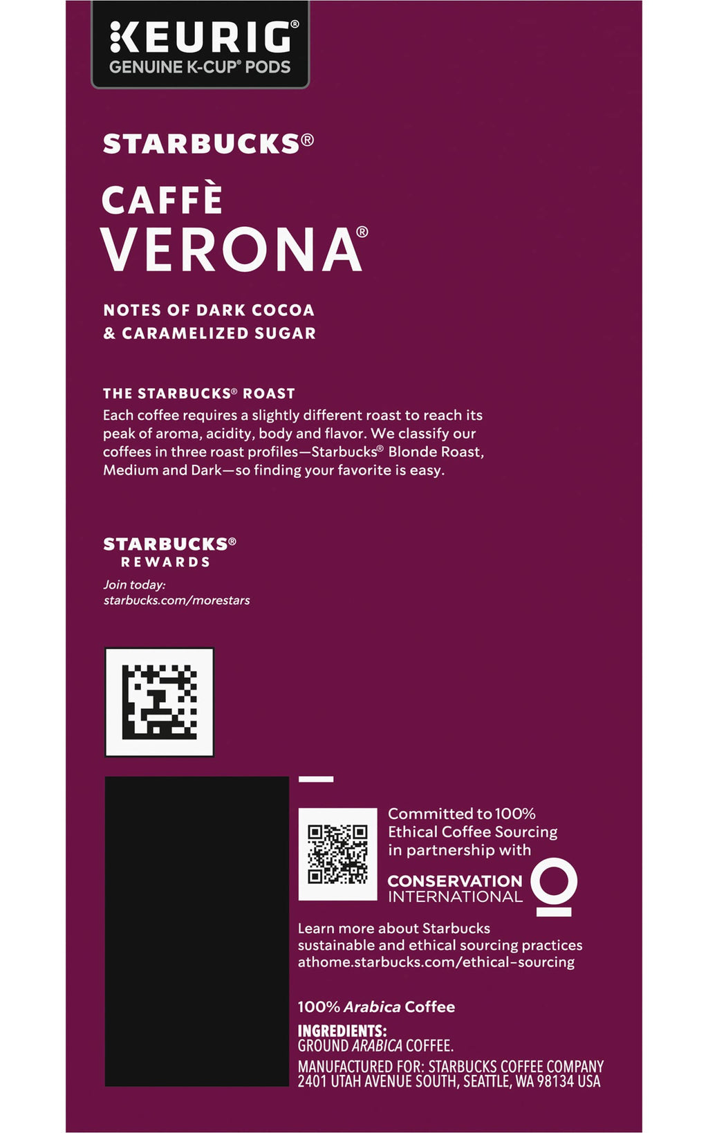 Starbucks Coffee K-Cup Variety Pack, 1 Cinnamon Dolce, 1 Hazelnut, 1 Mocha, 1 Cr�me Brulee, 1 Maple Pecan, 1 Caramel, 10 CT K-Cups, 1 CT
