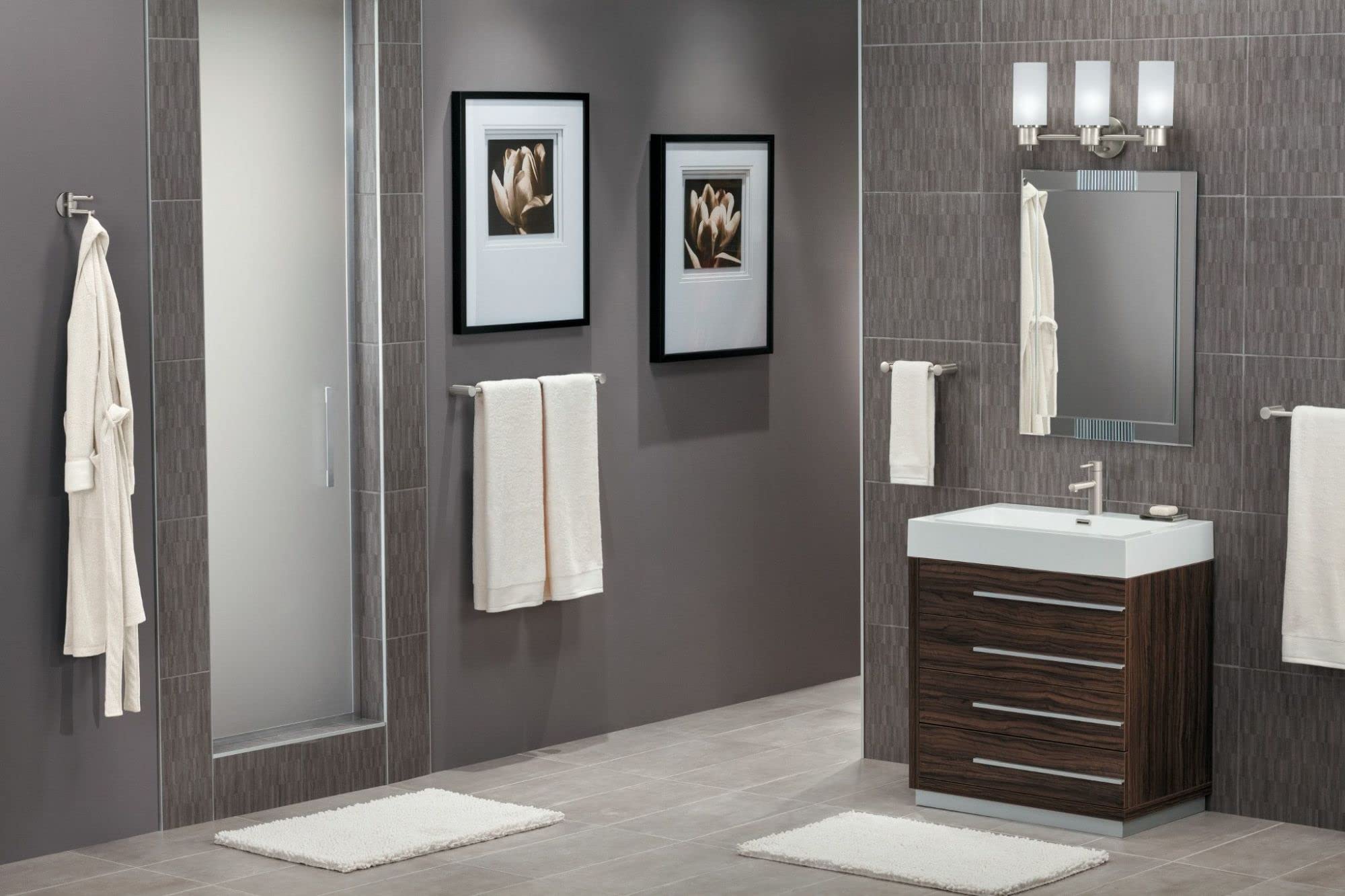 Moen Align Brushed Gold 18-Inch Modern Single -Towel Bar, YB0418BG
