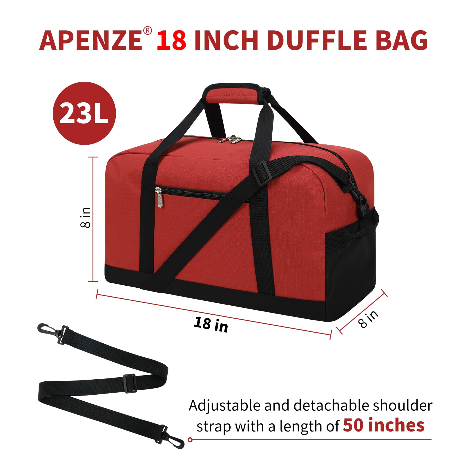Apenze Small Gym Bag Carry On Bag - 12 in Mini Duffle Bag Lightweight for Overnight Travel(Camouflage)