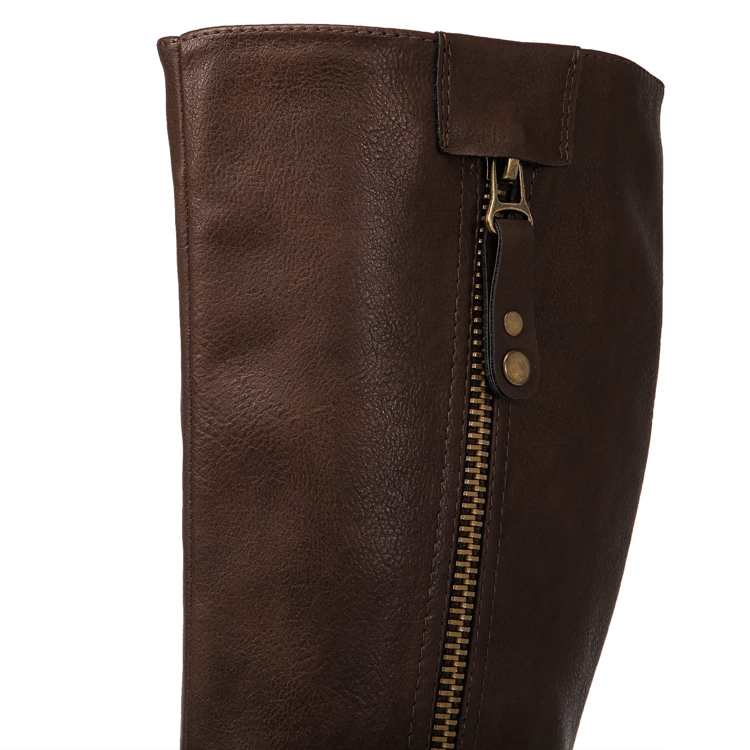 GLOBALWIN Women's Knee High Boots Fashion Comfortable Riding Boots For Women Low Heel