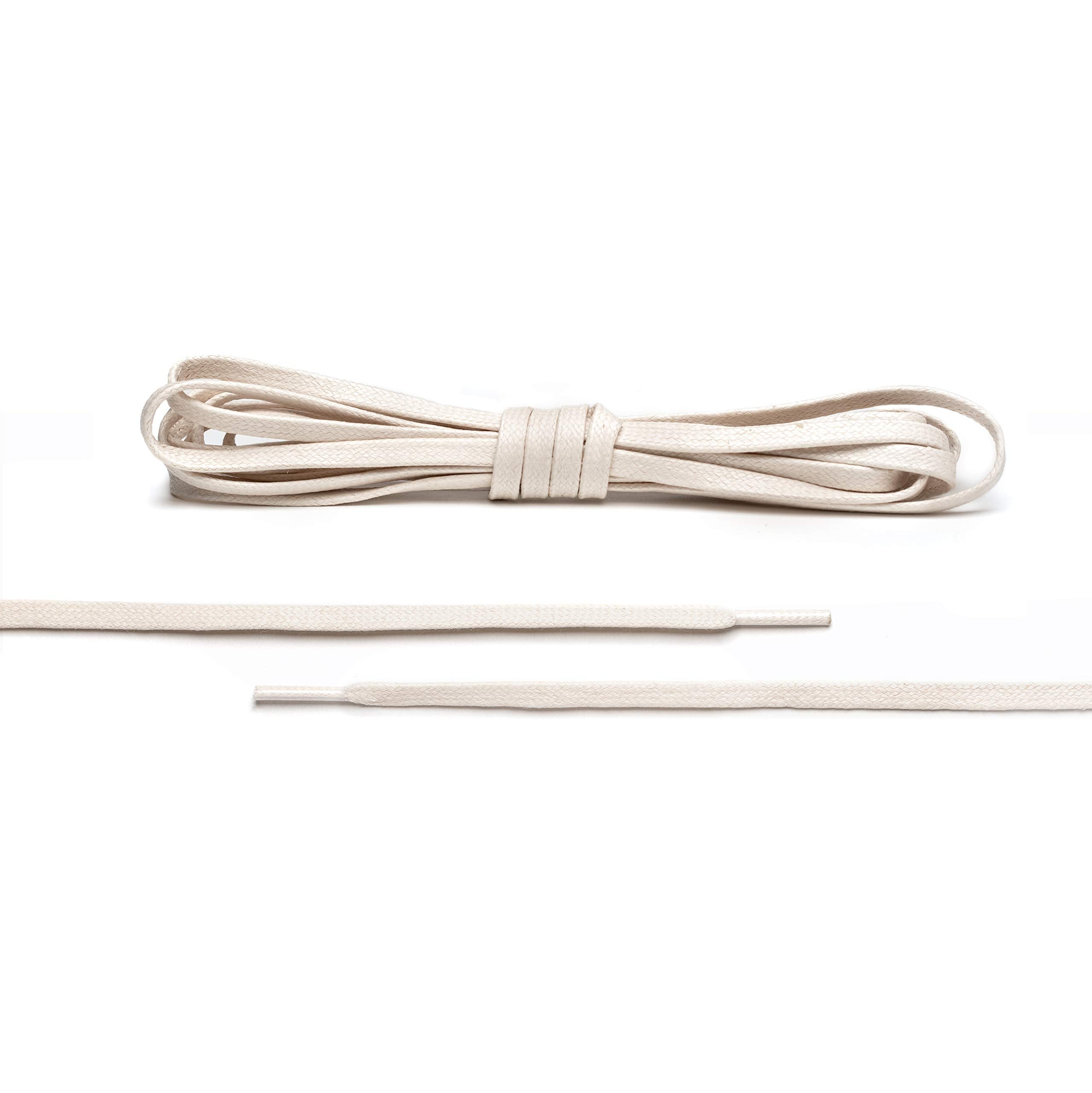 Premium Flat Waxed Cotton Boot Laces - Cobbler's Choice Shoe Laces - Durable and Beautiful!