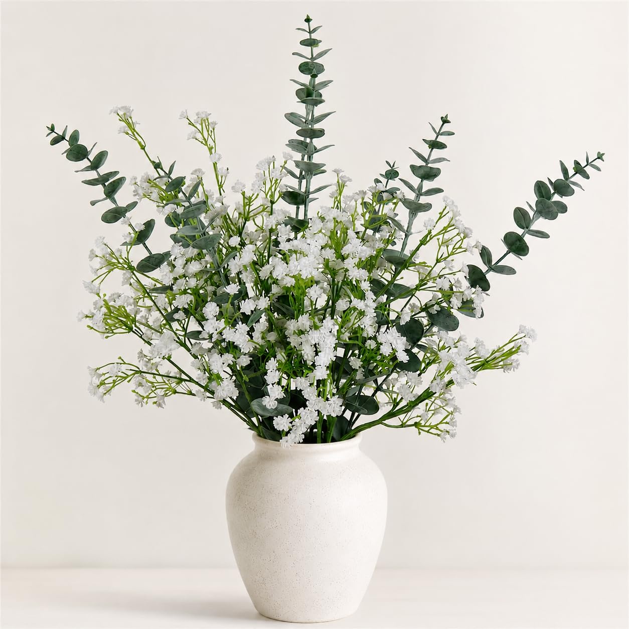 15 PCS Babys Breath Artificial Flowers Fake Babys Breath Flowers Artificial Bulk Blue Gypsophila Bouquets Real Touch Faux Flowers for Wedding Floral Arrangement Party Home Decoration