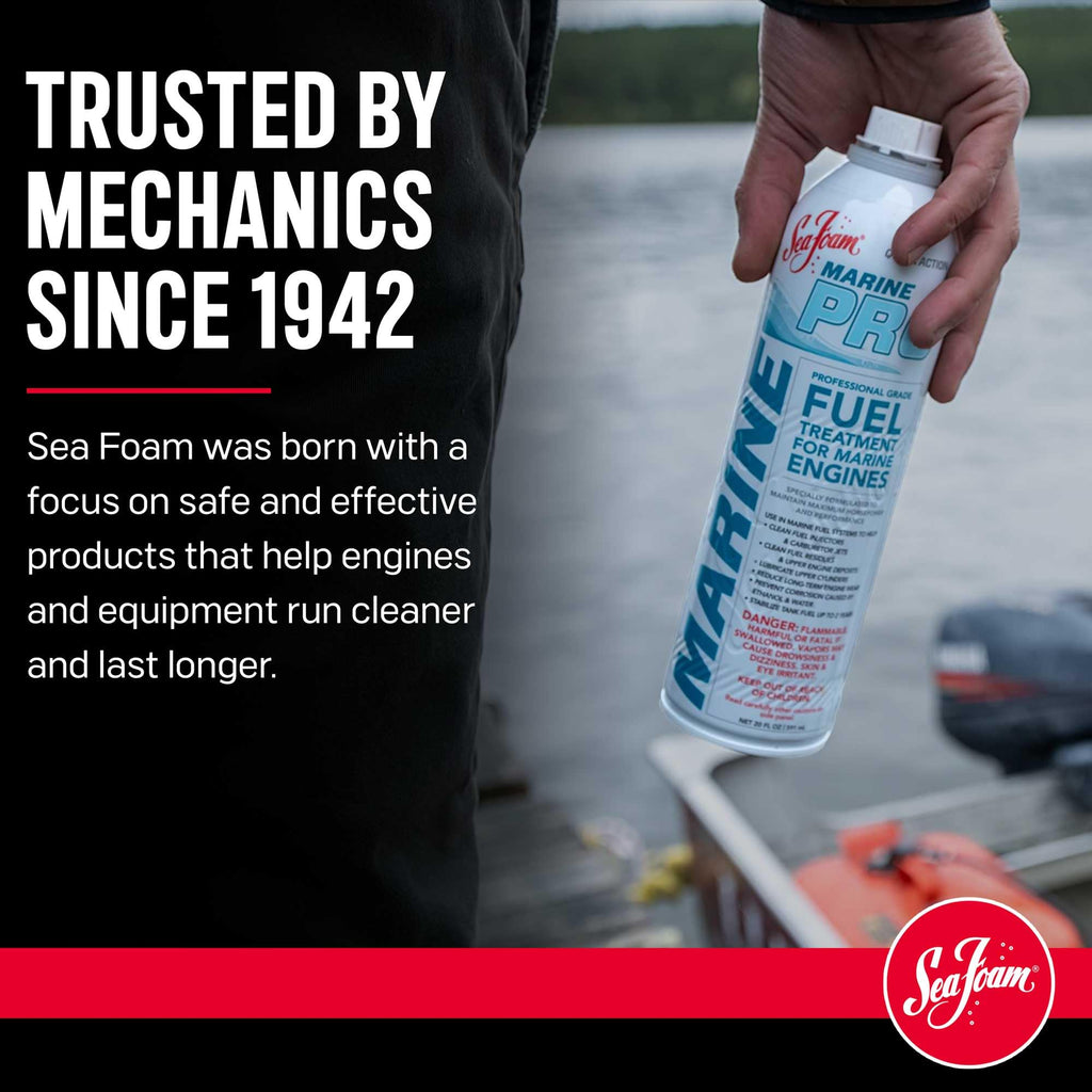 Sea Foam Marine PRO Marine Fuel System Treatment MP20, 20 oz, Pack of 1