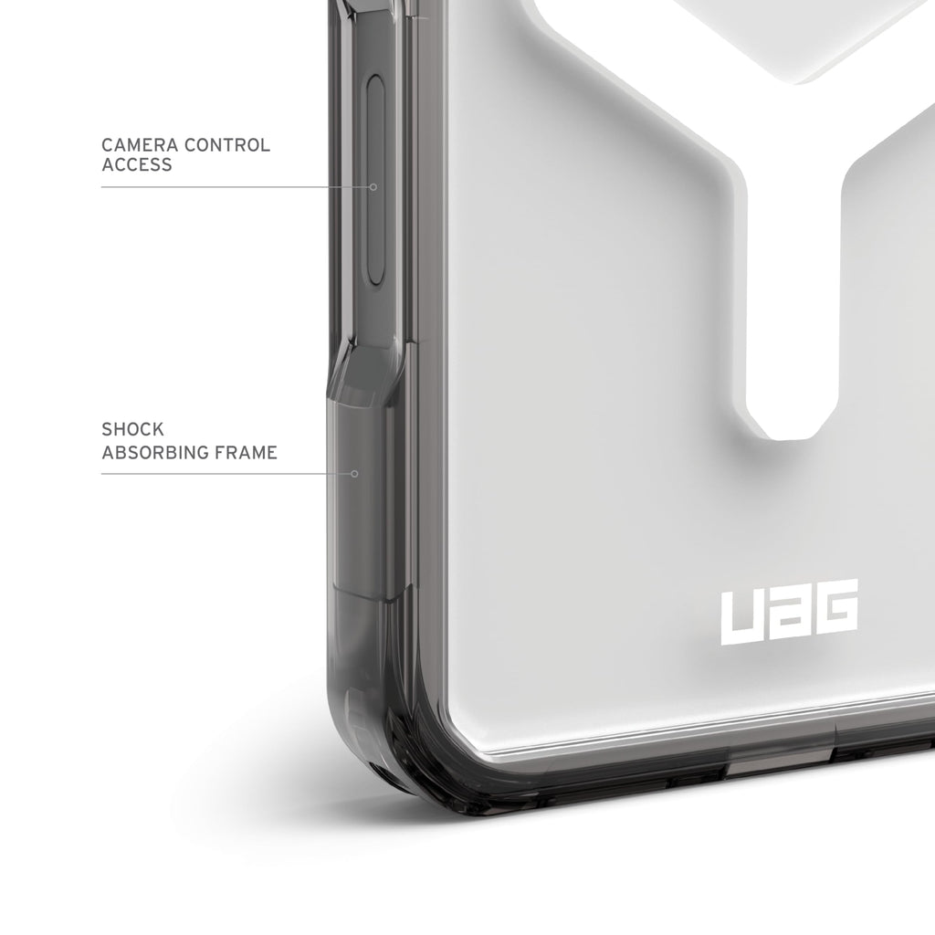 URBAN ARMOR GEAR UAG Designed for iPhone 16 Pro Max Case 6.9" Plasma XTE - Compatible with MagSafe Charging & Kickstand Rugged Shockproof Anti-Slip Military Grade Protective Cover, Black/Clear