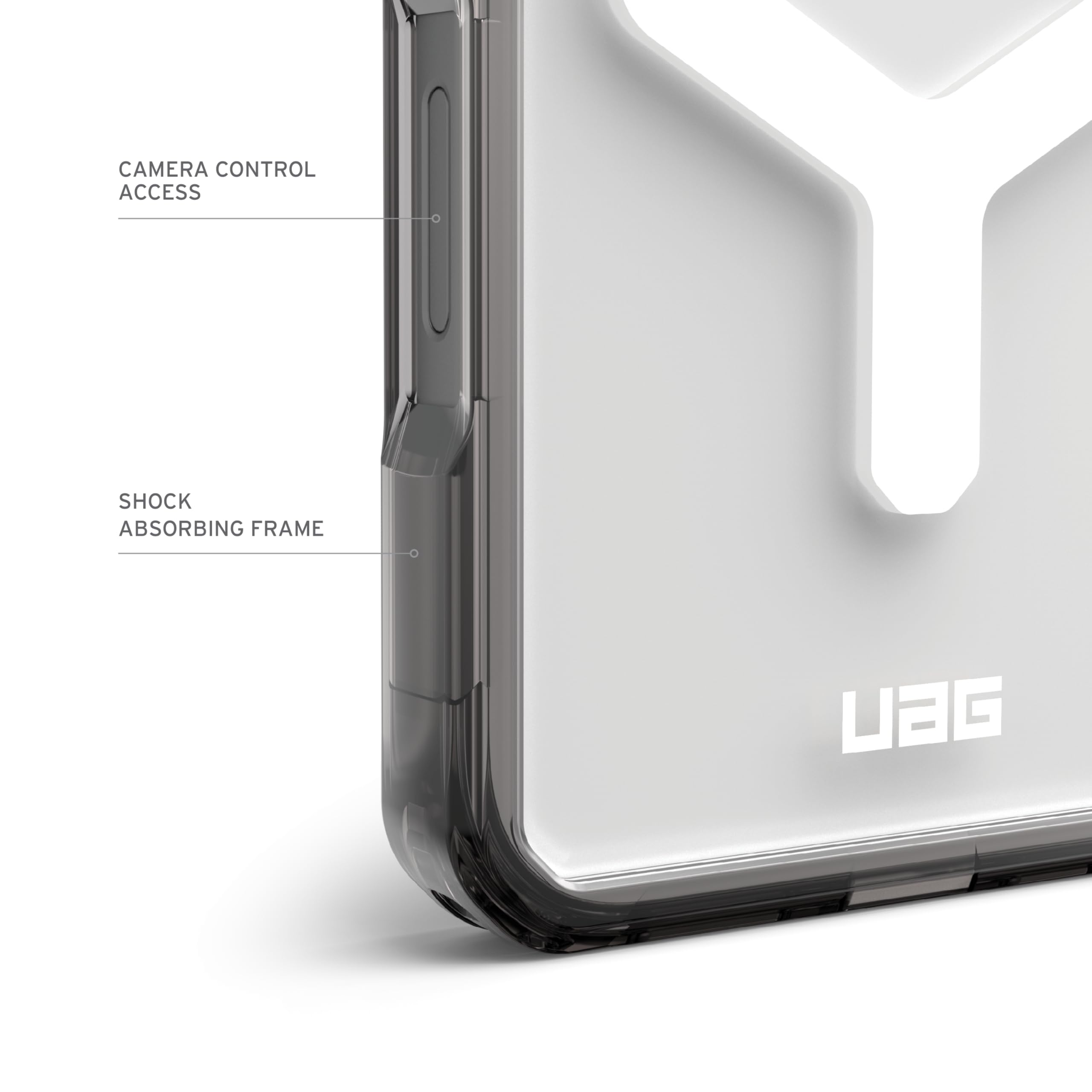 URBAN ARMOR GEAR UAG Designed for iPhone 16 Pro Max Case 6.9" Plasma XTE - Compatible with MagSafe Charging & Kickstand Rugged Shockproof Anti-Slip Military Grade Protective Cover, Black/Clear