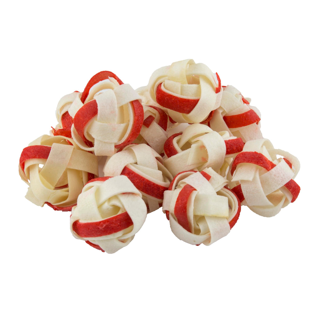 Dingo Goofballs for Dogs, Rawhide Chews Made with Real Chicken for Small Breeds 18-Count