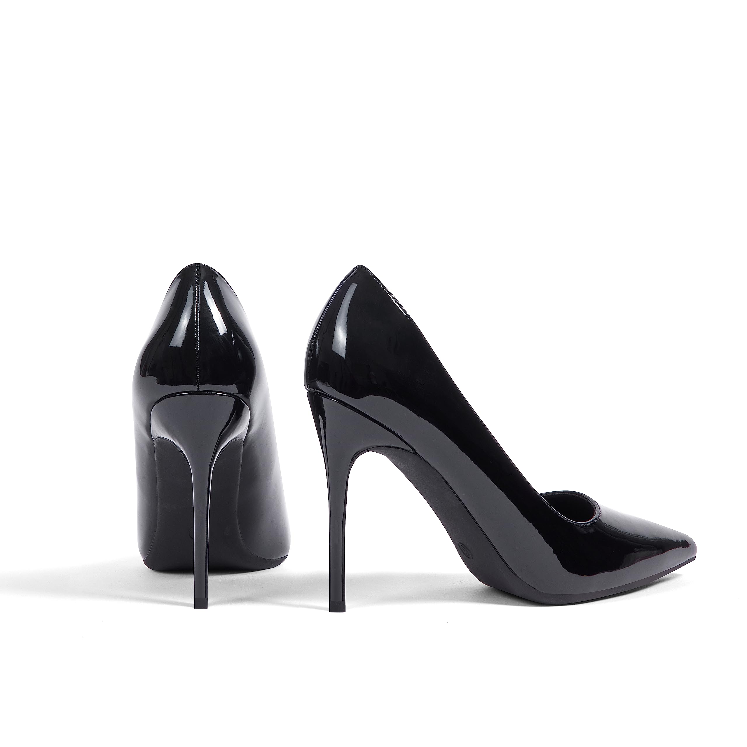 Elisabet Tang High Heels, Womens Pointed Toe Slip on Stilettos Party Wedding Pumps Basic Shoes