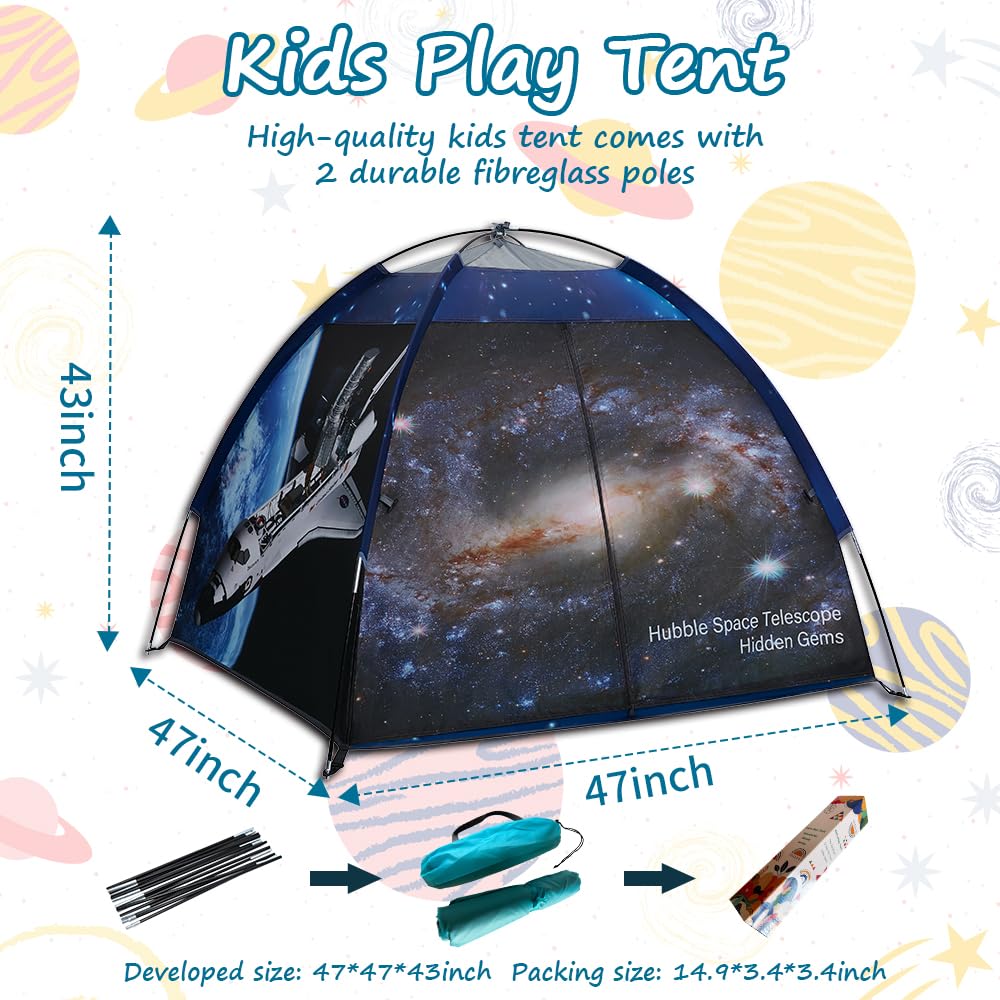 Mnagant Kids' Alpaca Tent - Fun Pop-Up Playhouse for Boys and Girls - Easy Setup, Indoor/Outdoor Adventure Tent - 47" x 47" x 43"