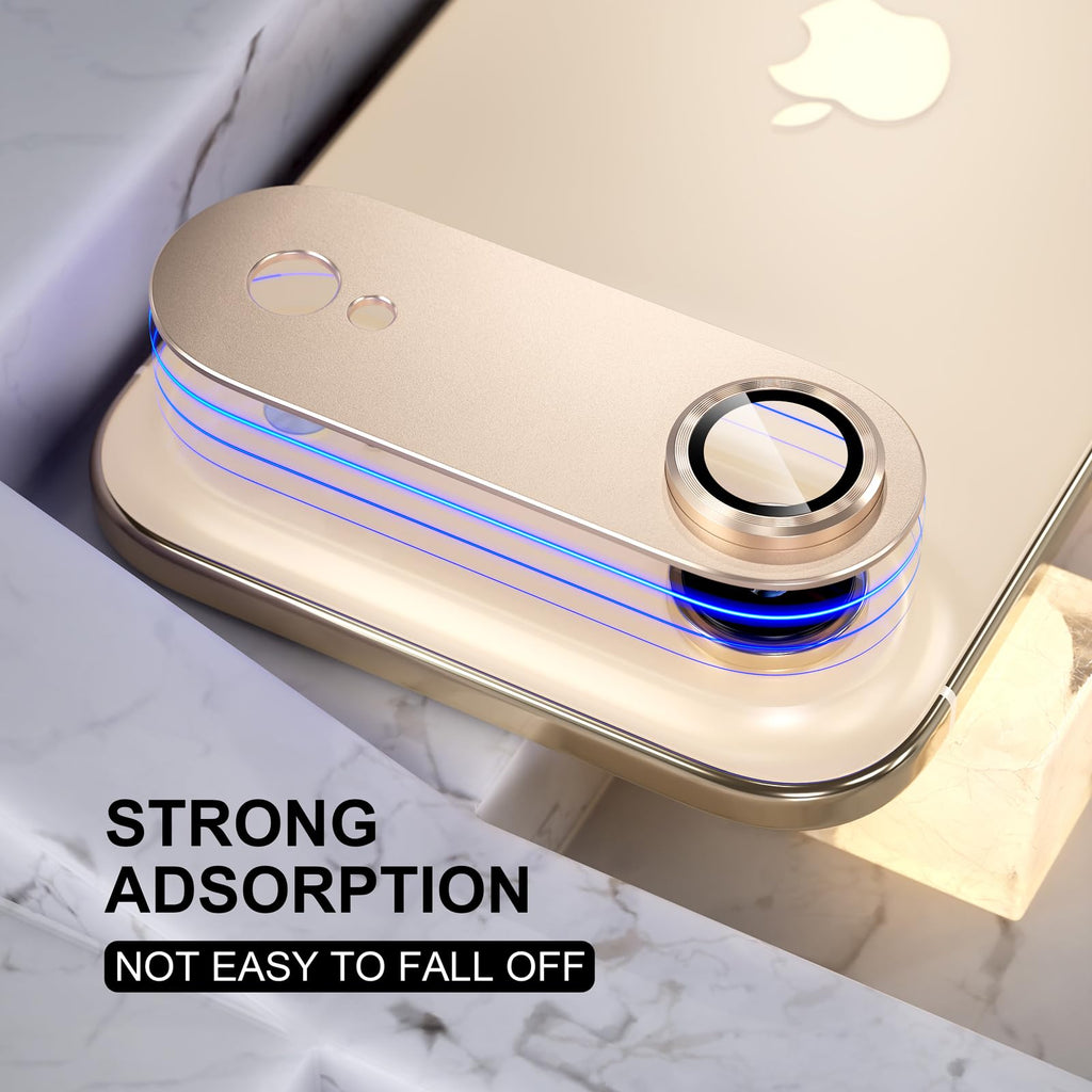 Choiche Compatible for iPhone 16 Pro/iPhone 16 Pro Max Camera Lens Protector, Bling Camera Cover with 9H Tempered Glass Lens Screen Protector Metal Ring Decoration Accessories(Black)