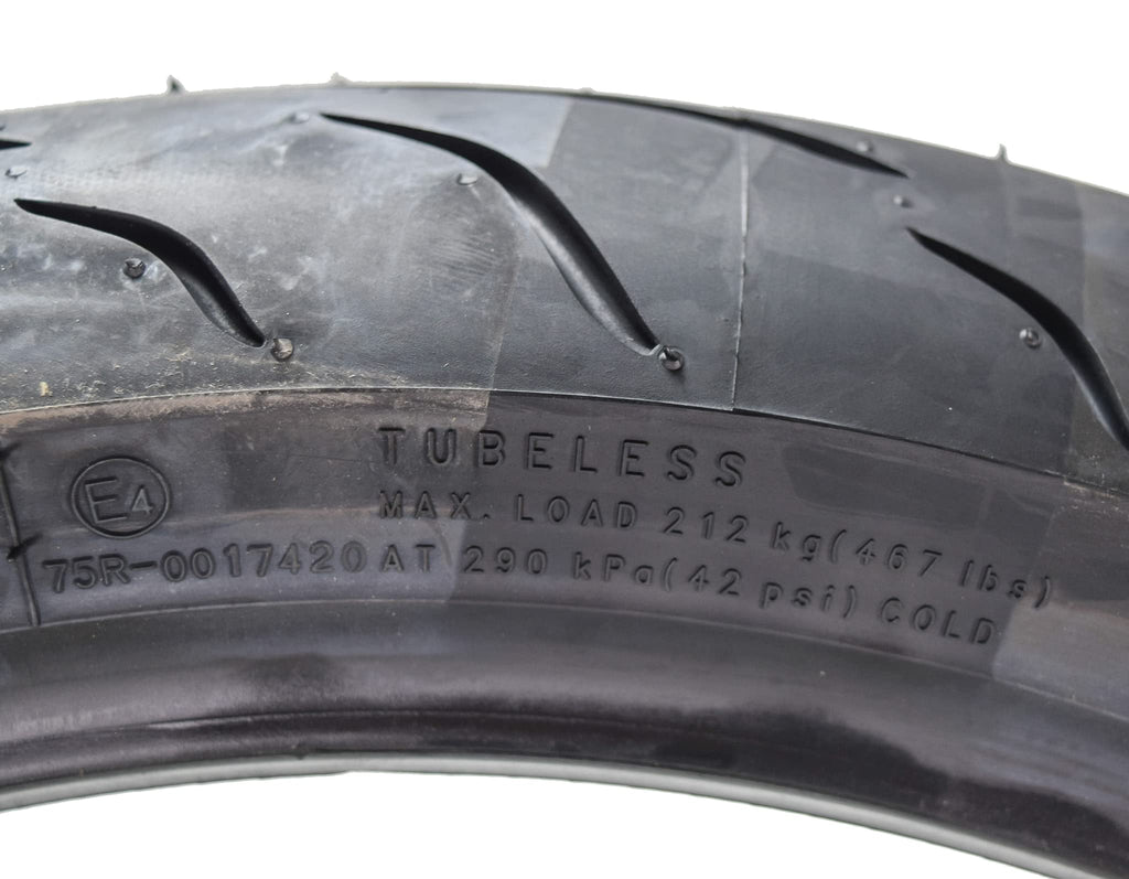 Kenda KM1 (KM001) 110/70R17 Front Tire for Sport Touring Motorcycle 54H - Radial Tire with High-Speed Stability & Excellent Wet Grip w/Keychain (110/70-17)