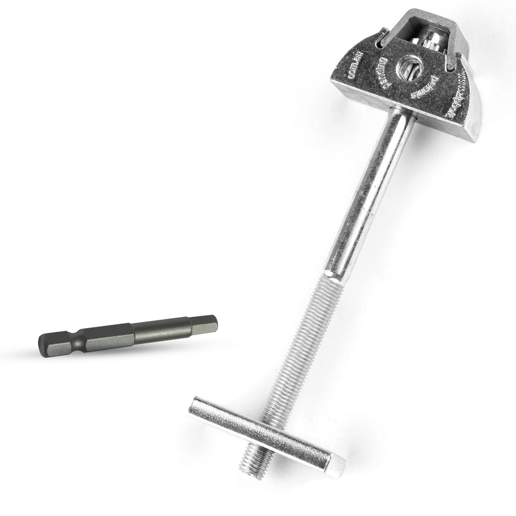 Zipbolt 10.800 Countertop Miter Connector — 20 Piece Joint Fastener Drawbolt Pack with 5mm Hex Bit for Joining Countertops, Butcher Blocks, Furniture, and More - Single-Handed Tightening