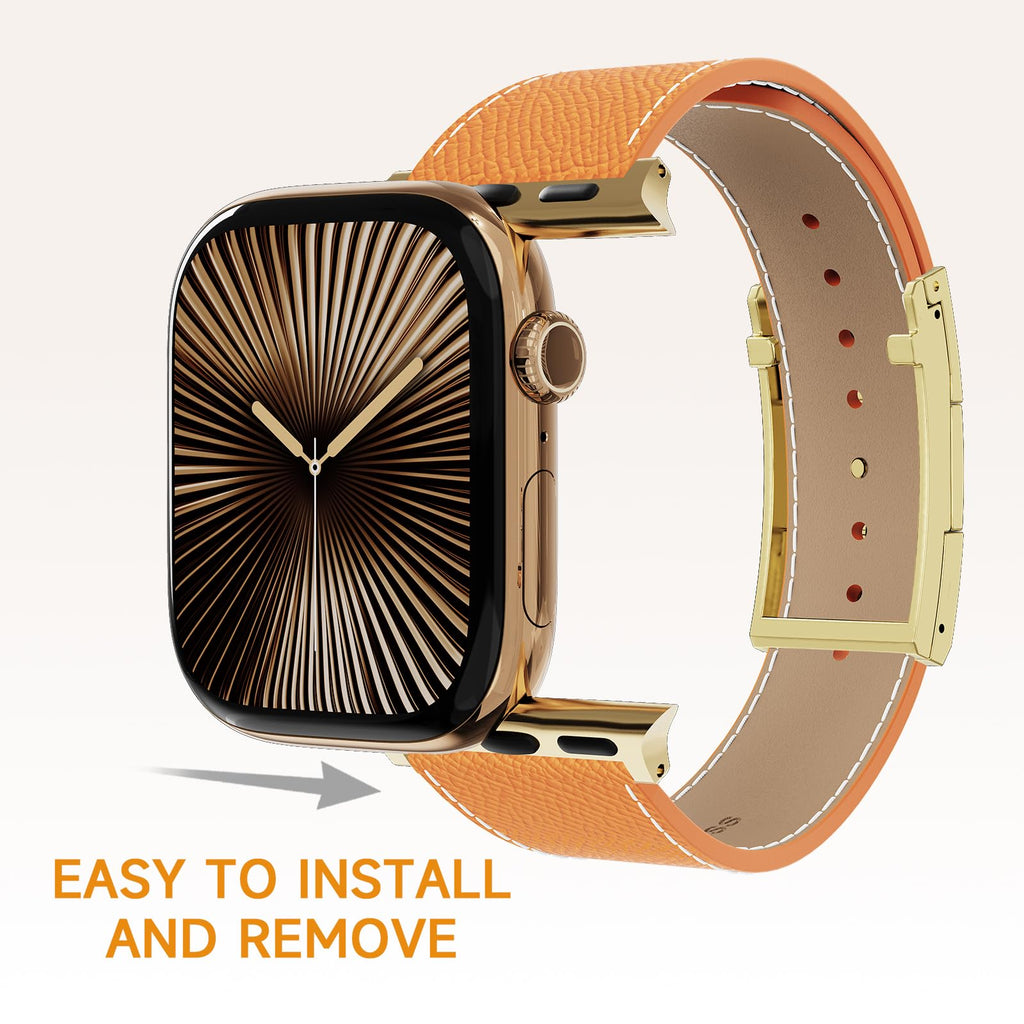 Designer Leather Band Compatible with Apple Watch 49mm46mm45mm44mm42mm41mm 40mm38mm for Women,Magnetic Buckle Replacement Strap for iWatch Ultra 3/2 /1 SE 3/2/1 Series 11/10/9/8/7/6/5/4/3/2/1