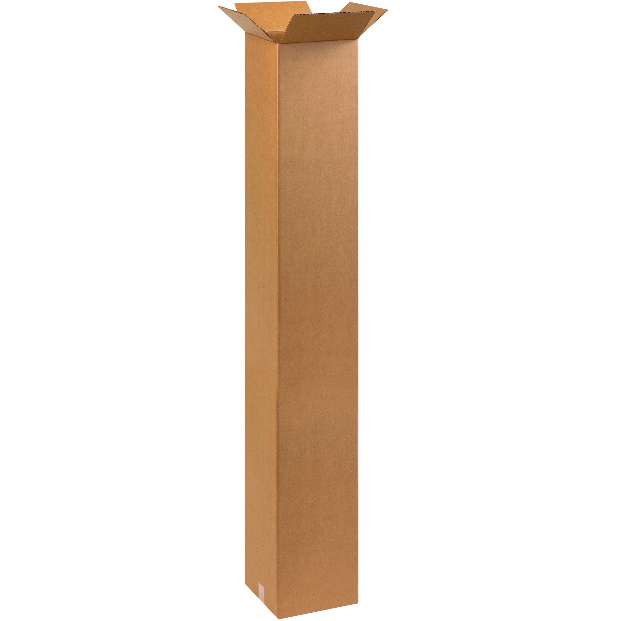 BOX USA 4x4x40 Tall Corrugated Boxes, Tall, 4L x 4W x 40H, Pack of 25 | Shipping, Packaging, Moving, Storage Box for Home or Business, Strong Wholesale Bulk Boxes