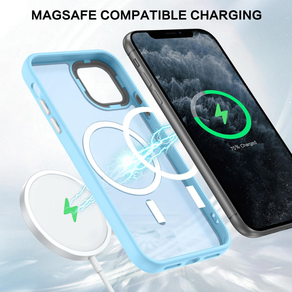 BENTOBEN for iPhone 11 Pro Case 2019 [Compatible with Magsafe] Translucent Matte Magnetic Phone Case iPhone 11 Pro 5.8" Slim Thin Shockproof Bumper Women Men Protective Cases Cover, Black