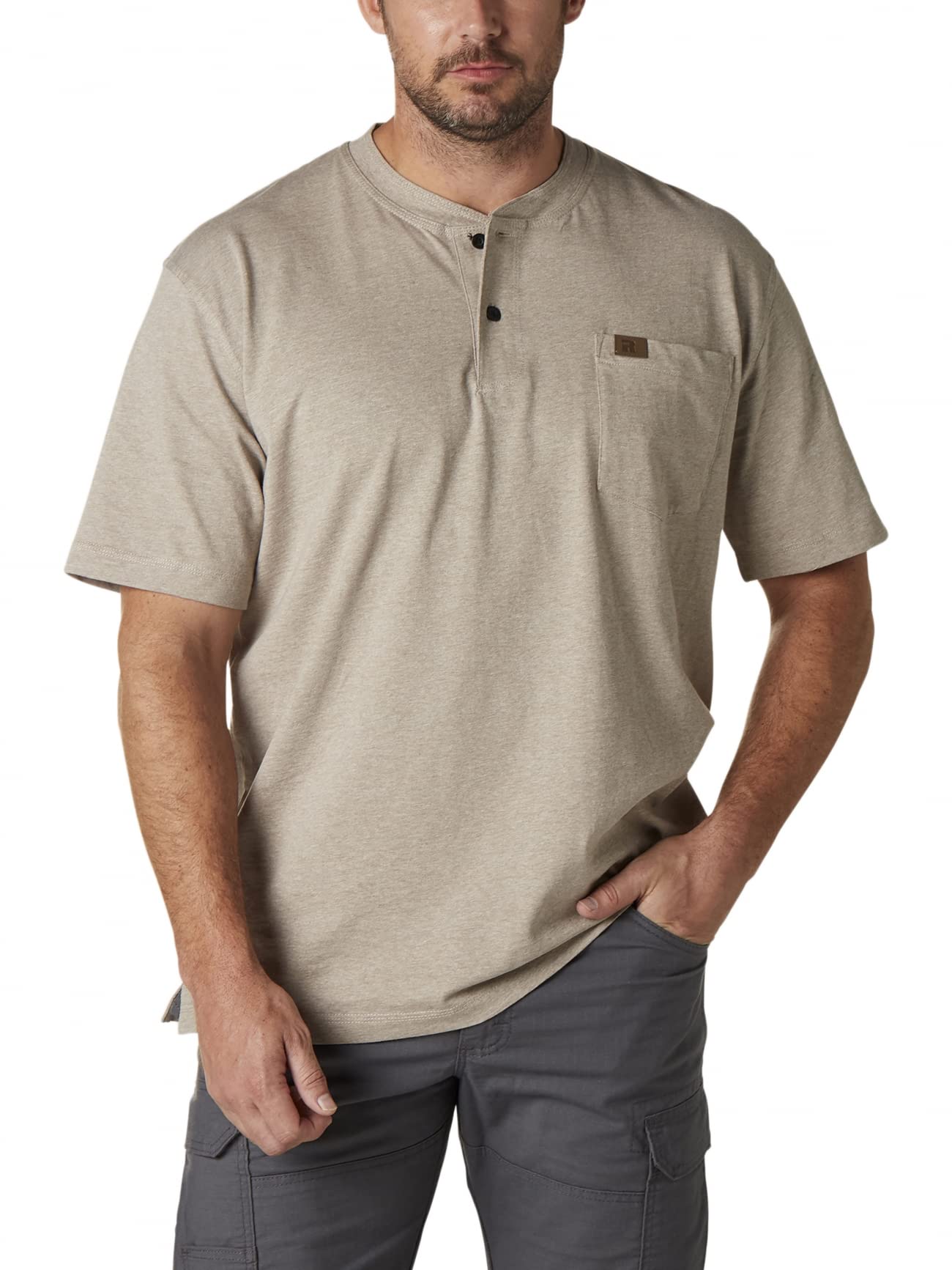 Wrangler Riggs Workwear Men's Short Sleeve Henley