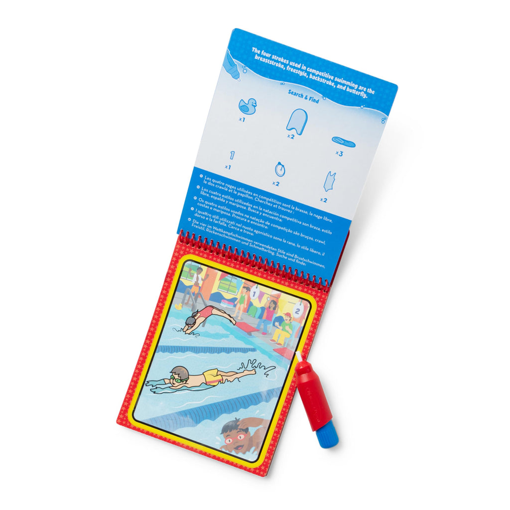 Melissa & Doug On The Go Water Wow! Reusable Water-Reveal Activity Pad – Adventure