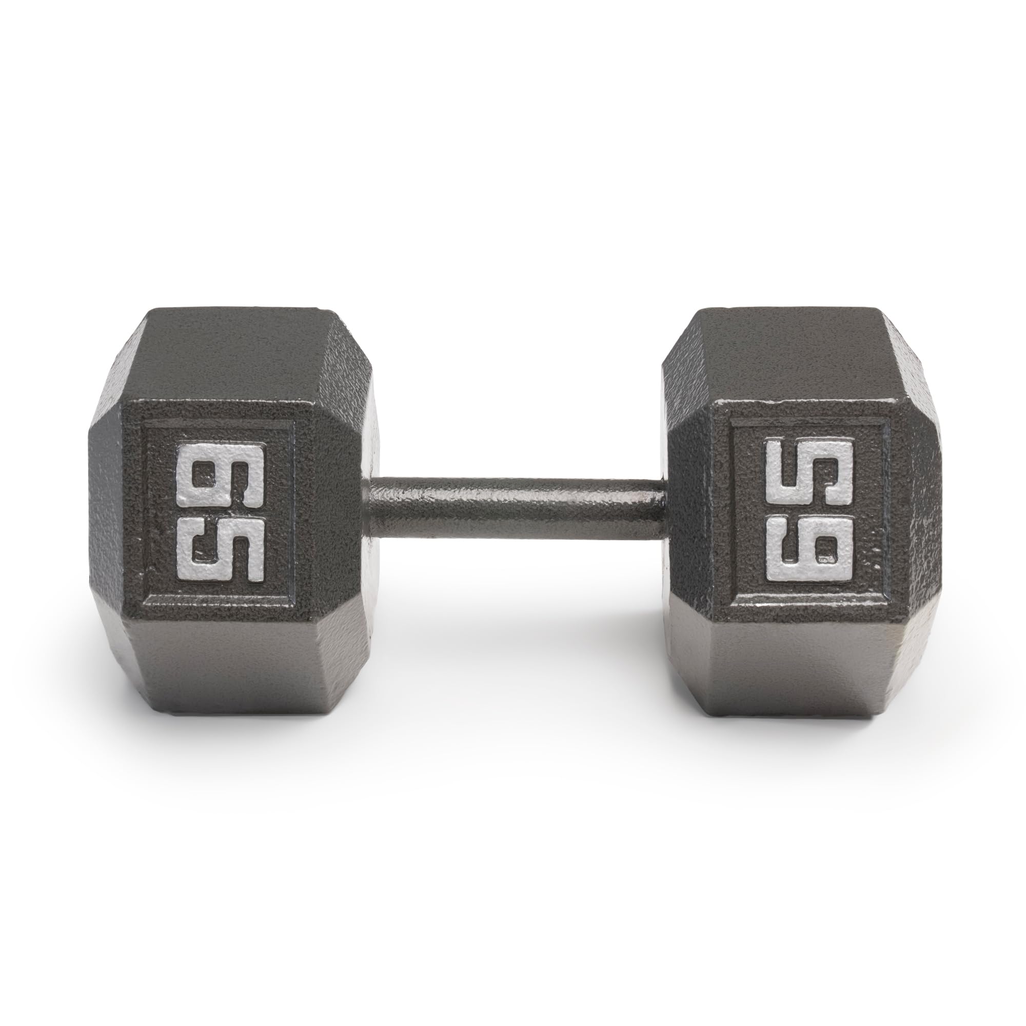 Marcy Cast Iron Hex Dumbbells Collection - Available size from 3-lb to 100-lb, SOLD INDIVIDUALLY