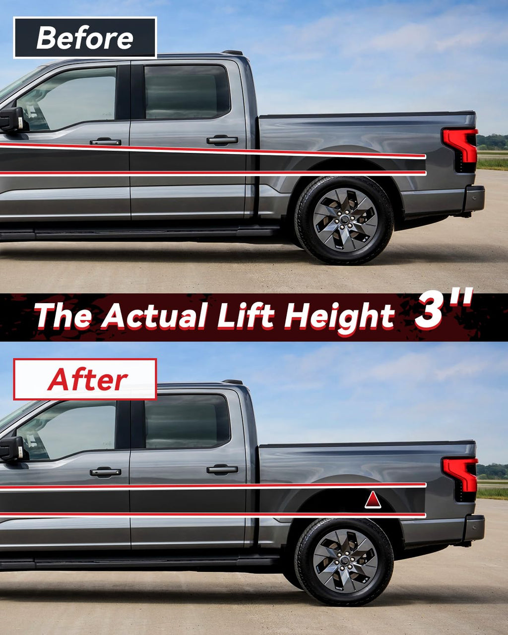 PROEZE 1.5" Front Leveling Lift Kits for 2004-2024 F150 2003-2018 Expedition 2005-2008 Mark LT, 1.5'' Forged Front Strut Spacers Lift Kits