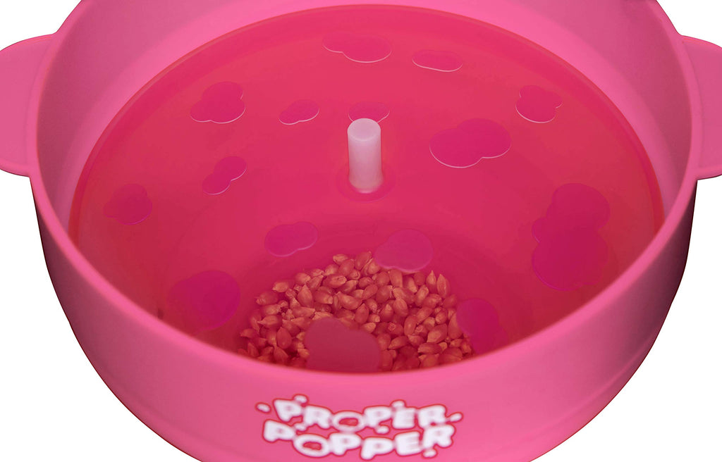 The Original Proper Popper Microwave Popcorn Popper, Silicone Popcorn Maker, Collapsible Bowl BPA Free & Dishwasher Safe - (Aqua)
