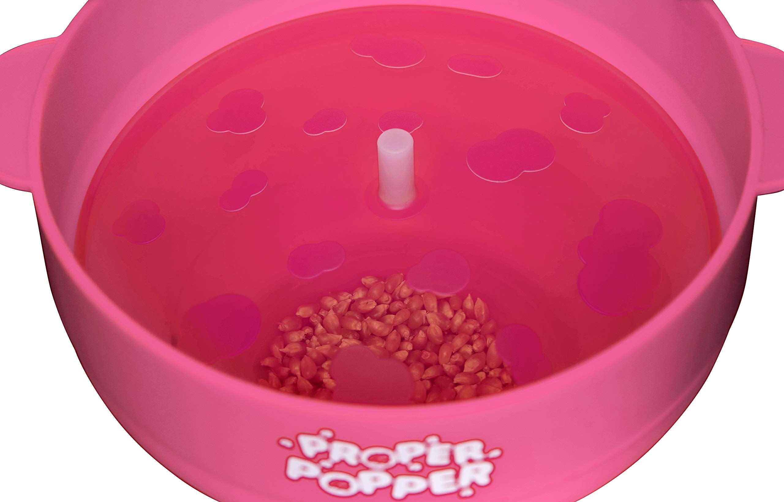 The Original Proper Popper Microwave Popcorn Popper, Silicone Popcorn Maker, Collapsible Bowl BPA Free & Dishwasher Safe - (Aqua)