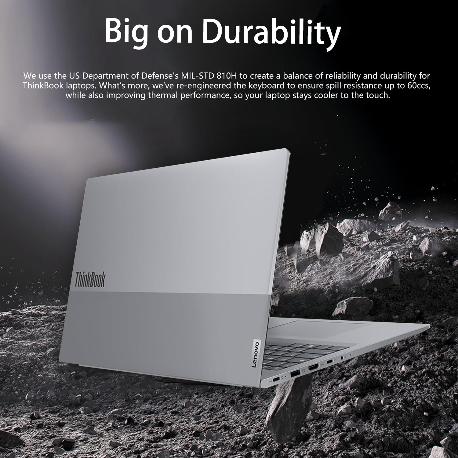 Lenovo ThinkBook 16 Gen 7 Business Laptop, 16” FHD+, AMD Ryzen 5 7533HS, 32GB DDR5, 1TB SSD, Wi-Fi 6, HDMI, Fingerprint, SD Card Reader, HD Webcam with Privacy Shutter, Windows 11 Pro, w/Bundle