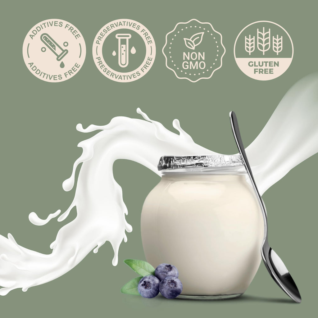 Coolinario L Reuteri Yogurt Starter (10-PK, 1.5g Sachets) Reuteri Probiotic | Yogurt Starter Culture with Lactobacillus Reuteri Probiotics, Non-GMO, No Preservatives, Gluten Free, Creamy & Delicious