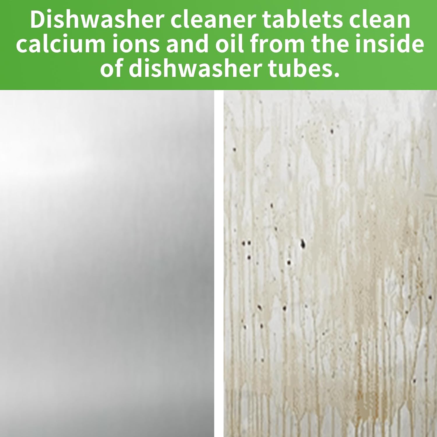 Dishwasher Cleaner and Deodorizer Tablets, Dishwasher Cleaning Tablets 24 Pack - Helps Remove Limescale & Odor, Prevents Buildup in Pipes, Safe for All Dishwashers, Lemon Scent - 12 Month Supply