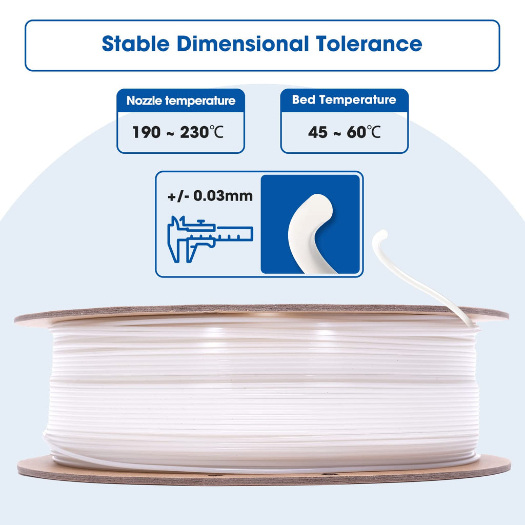 3DHoJor PLA Filament 1.75mm,3D Printing Filament,1kg*2 Cardboard Spool, Fit Most FDM 3D Printer,Dimensional Accuracy +/- 0.03 mm,Vacuum Packaging-2Pack Black