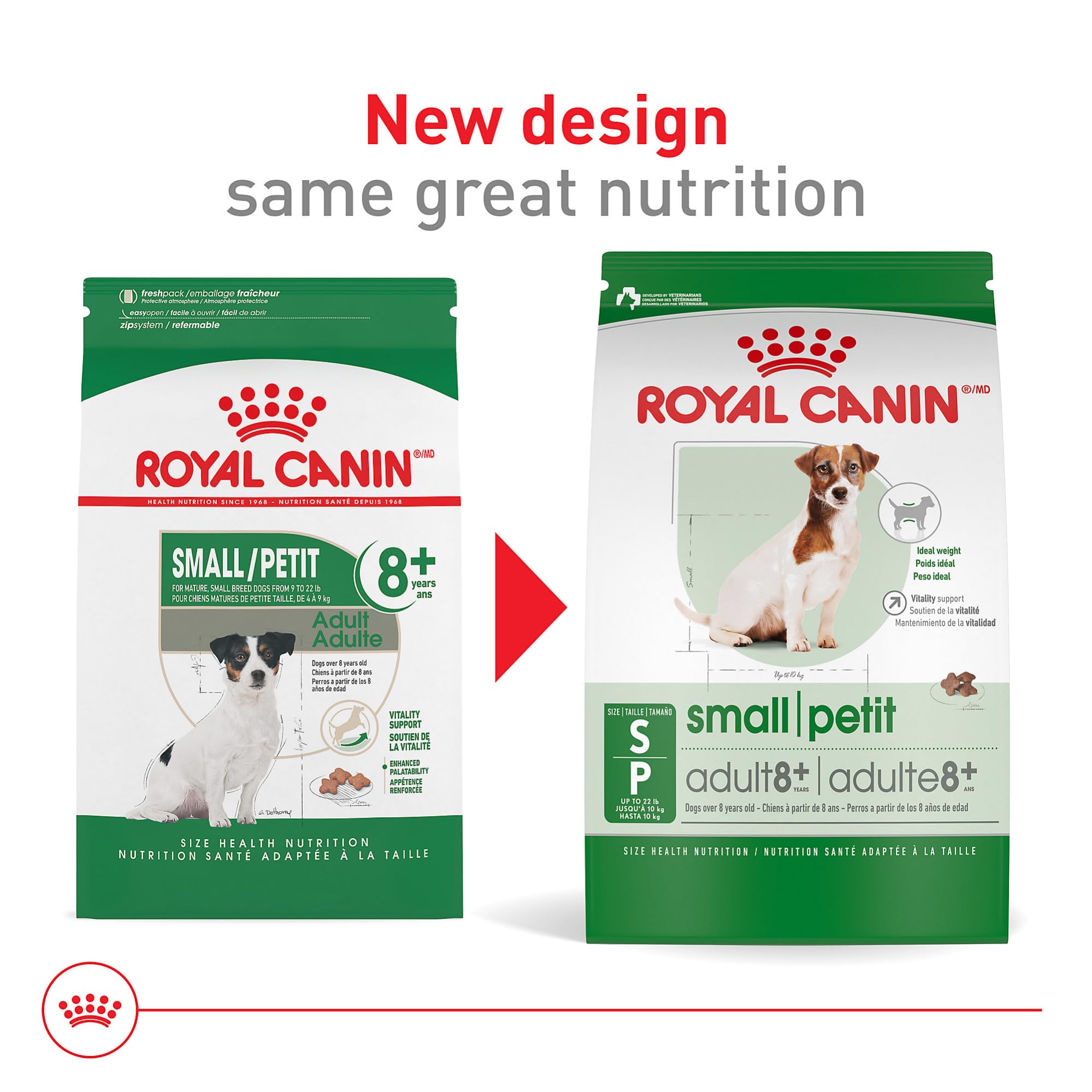 Royal Canin Size Health Nutrition Small 8+ Senior Dry Dog Food, 2.5 lb Bag
