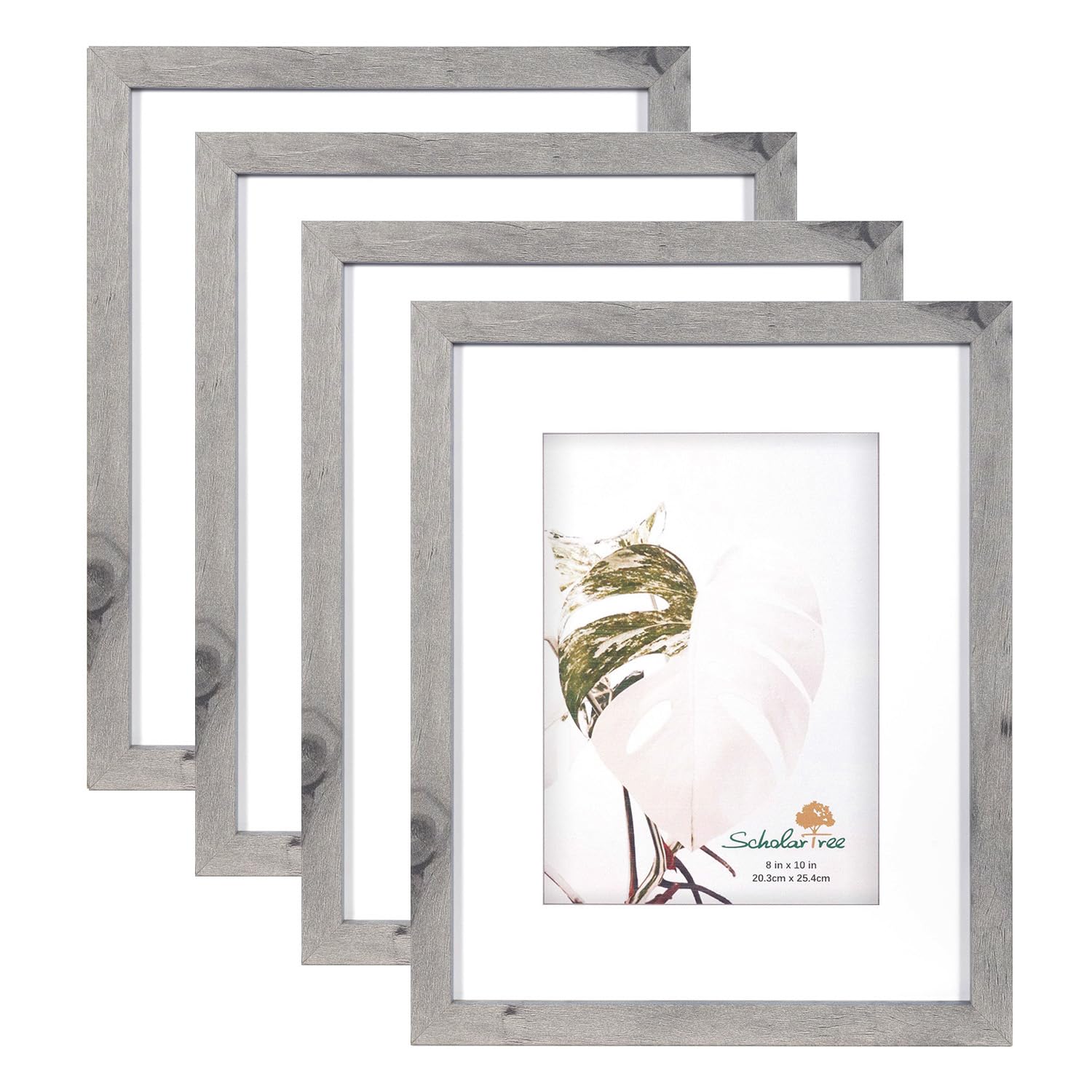 5x7 Picture Frame Gold, Display 5x7 without Mat or 4x6 with Mat, Wall Gallery Photo Frames
